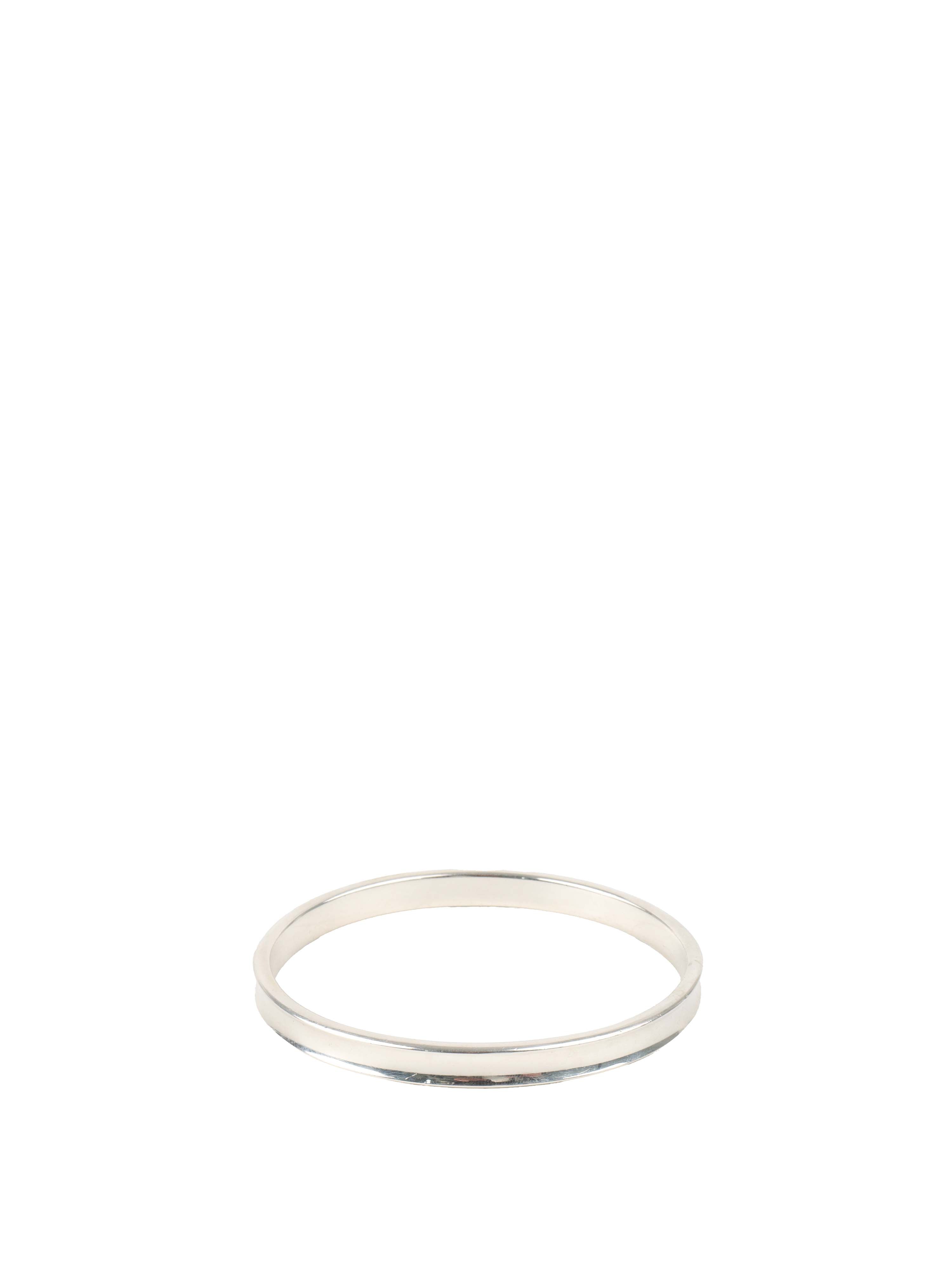 Tiffany and Co 1837 Narrow Oval Bangle.