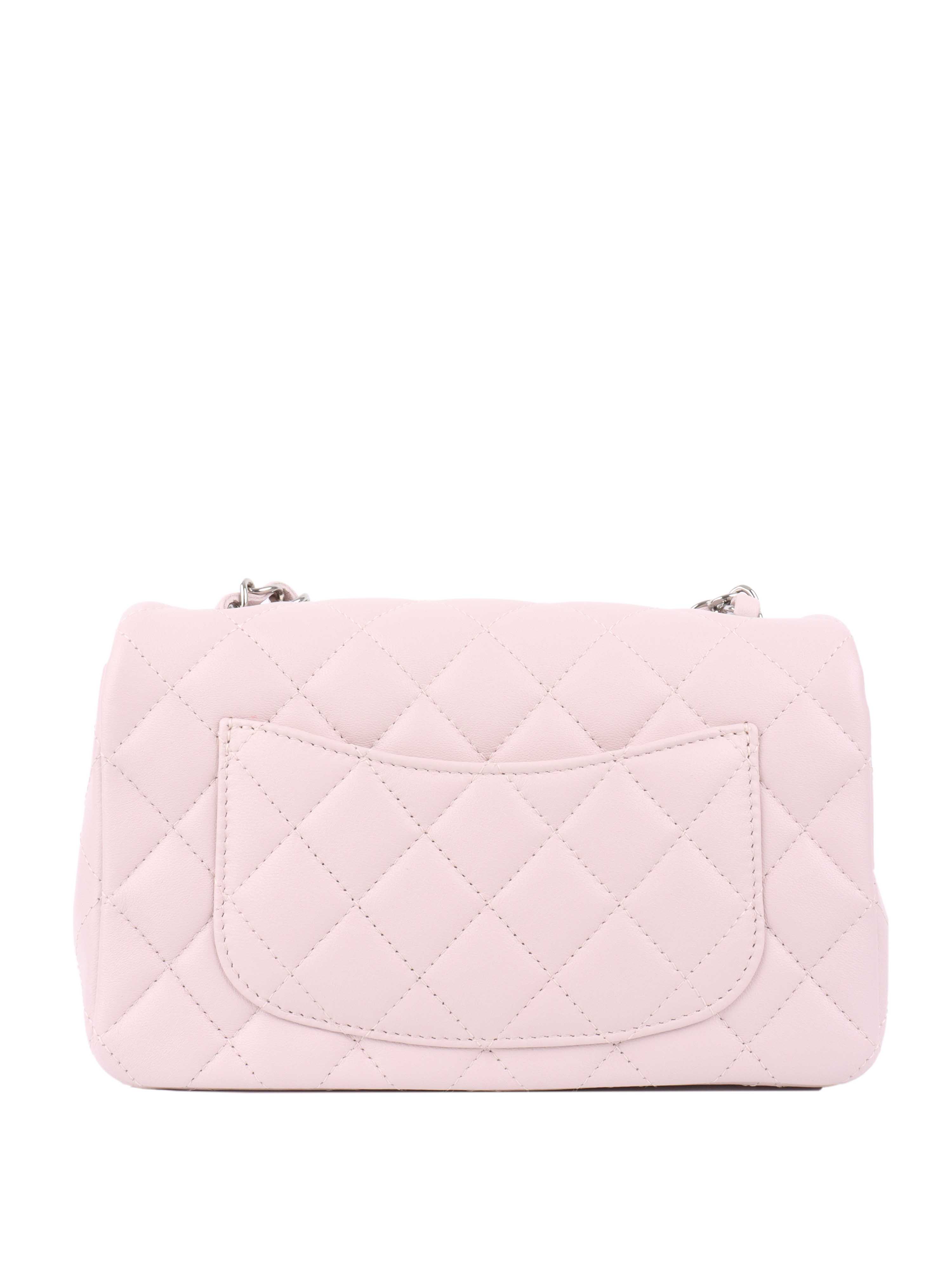 Chanel Lilac Mini Rectangular Classic Flap.