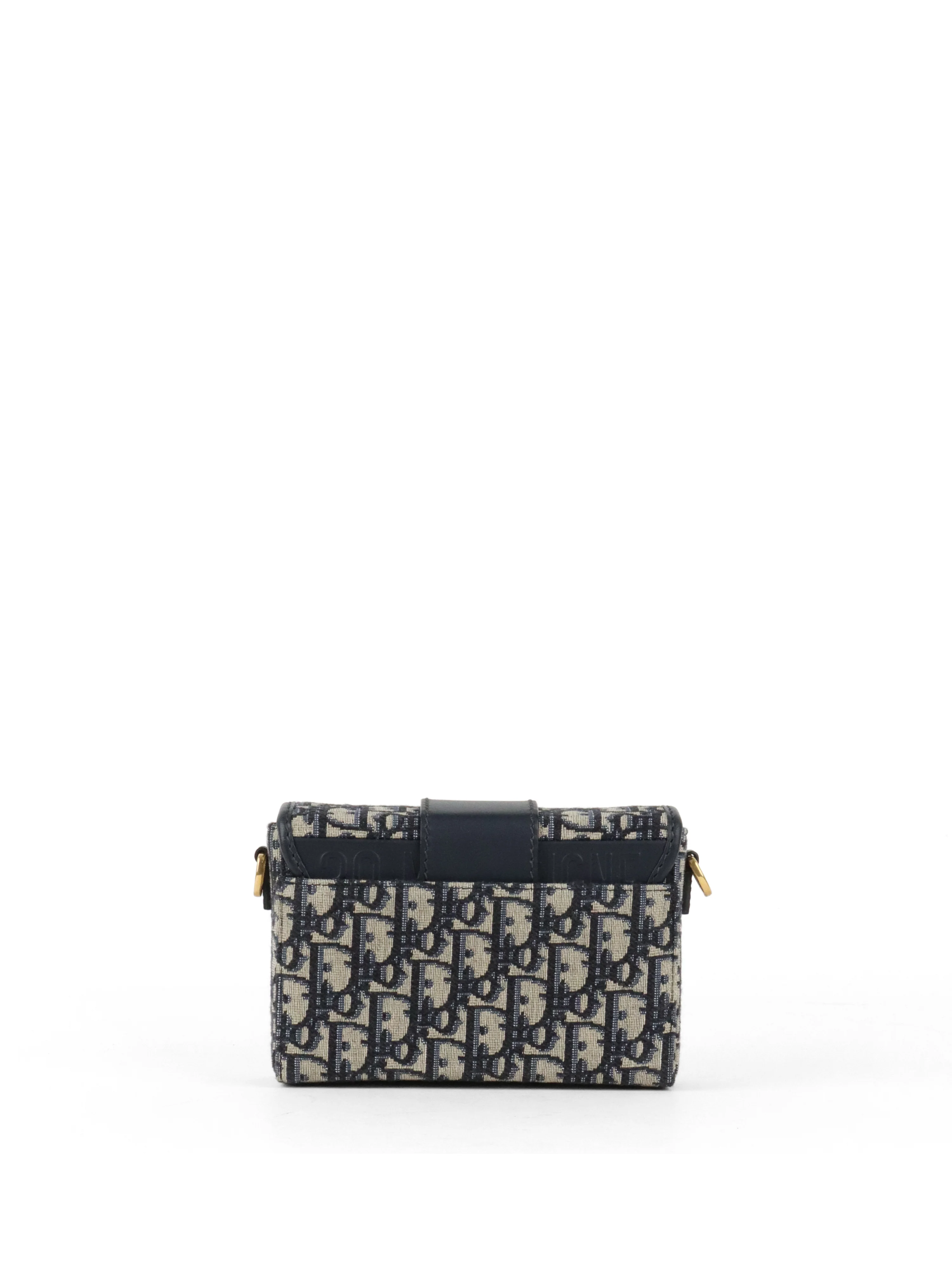 Dior Box 30 Montaigne Navy Oblique  Bag