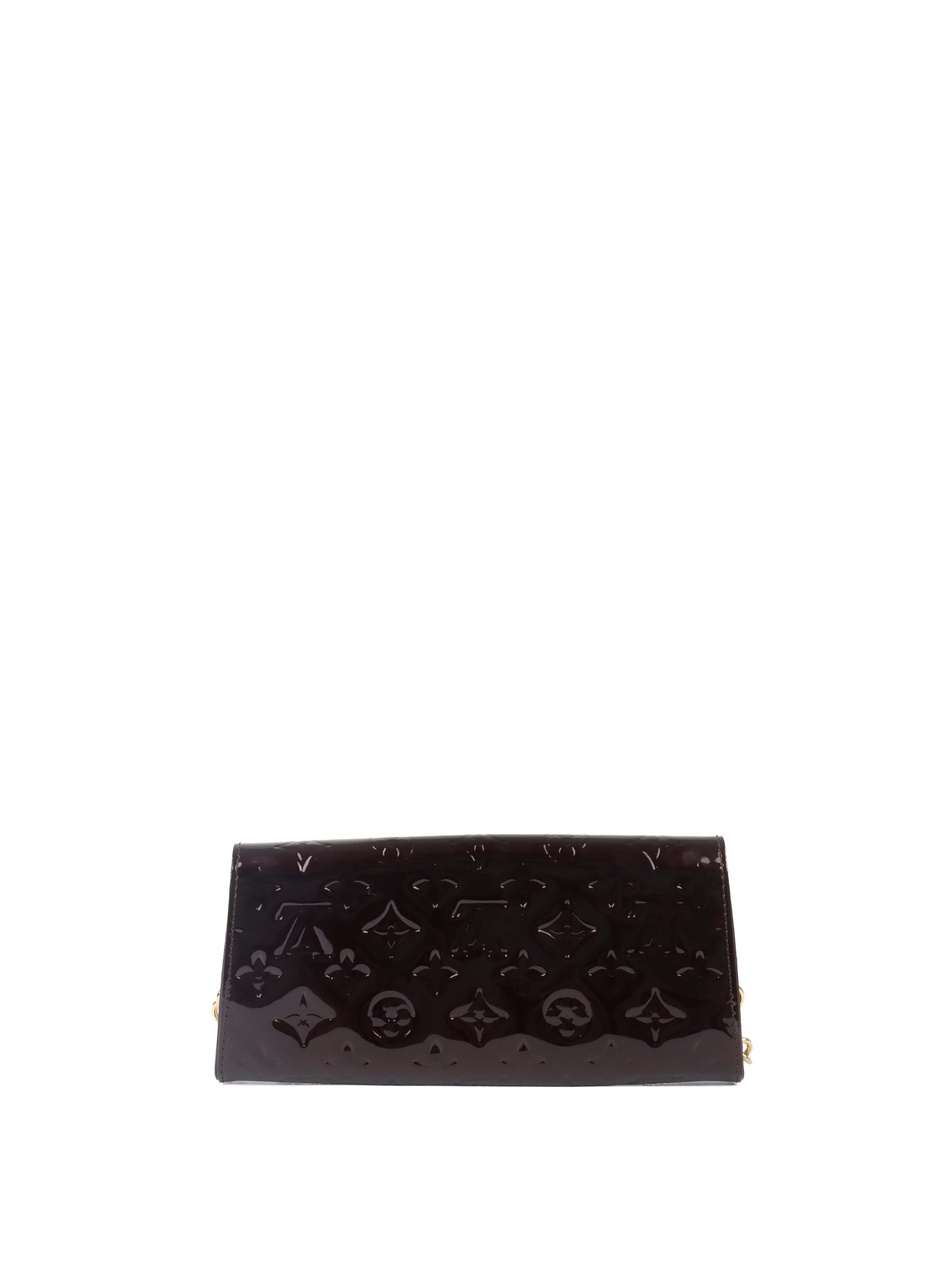 Louis Vuitton Amarante  Monogram Vernis Sunset Boulevard Shoulder Bag.