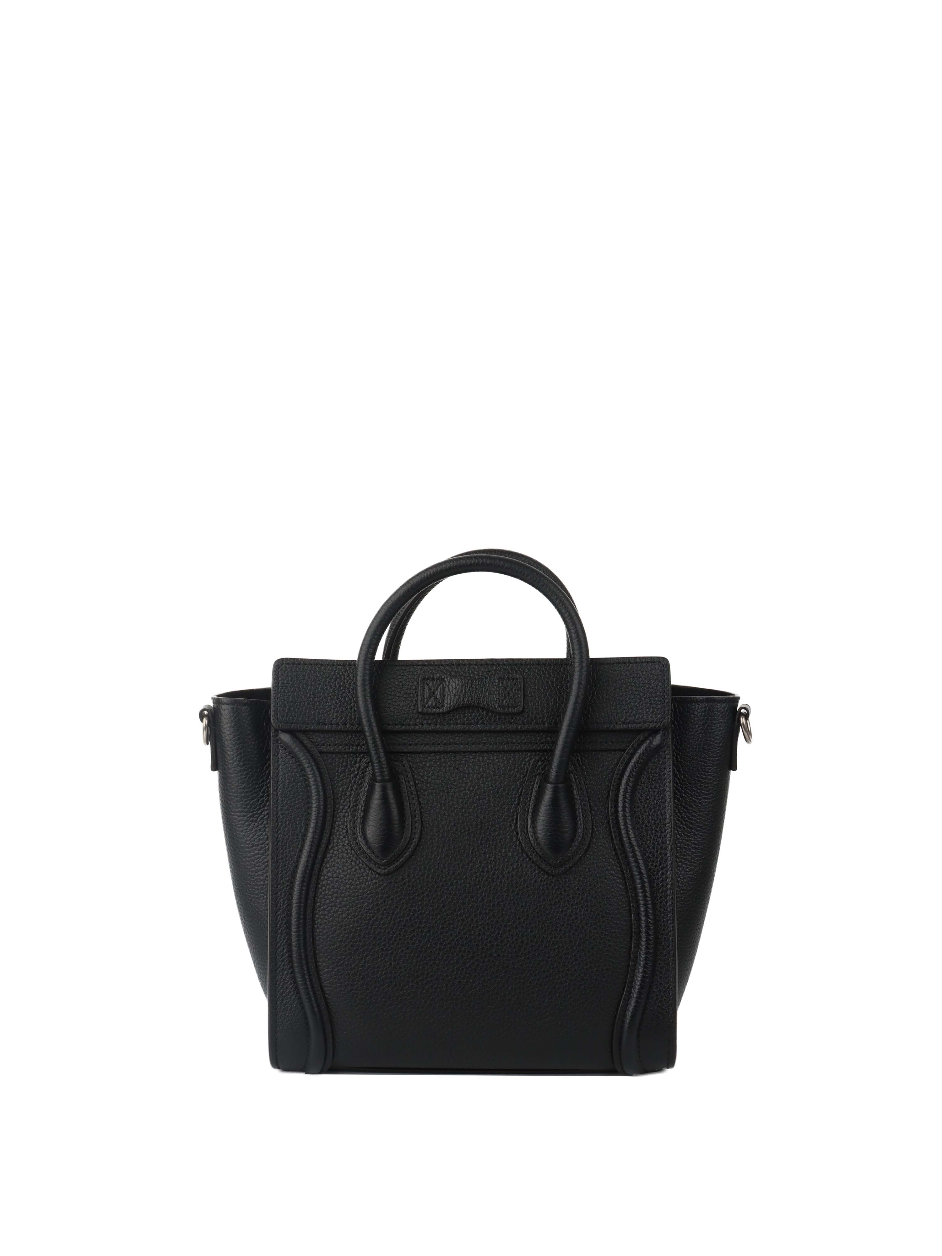 Celine Black Nano Luggage Bag