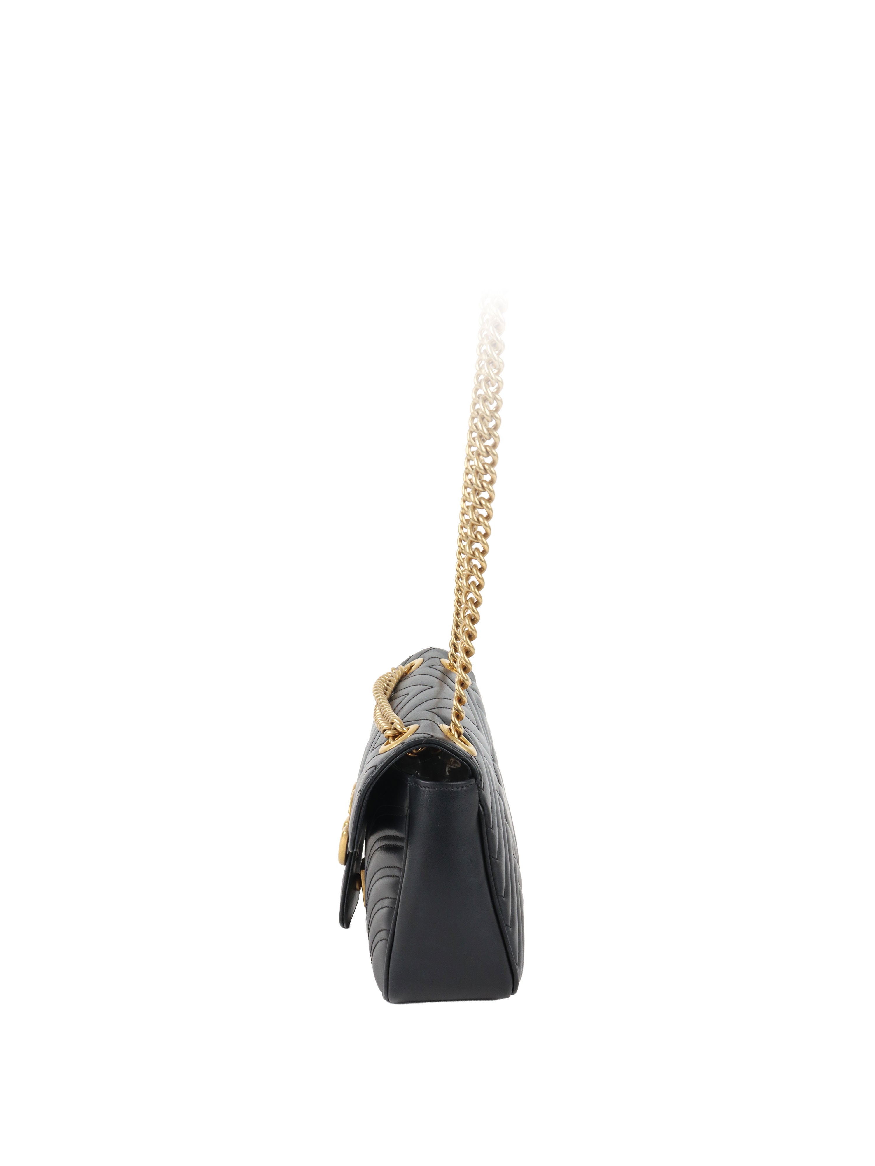 Gucci Black Medium Marmont Shoulder bag