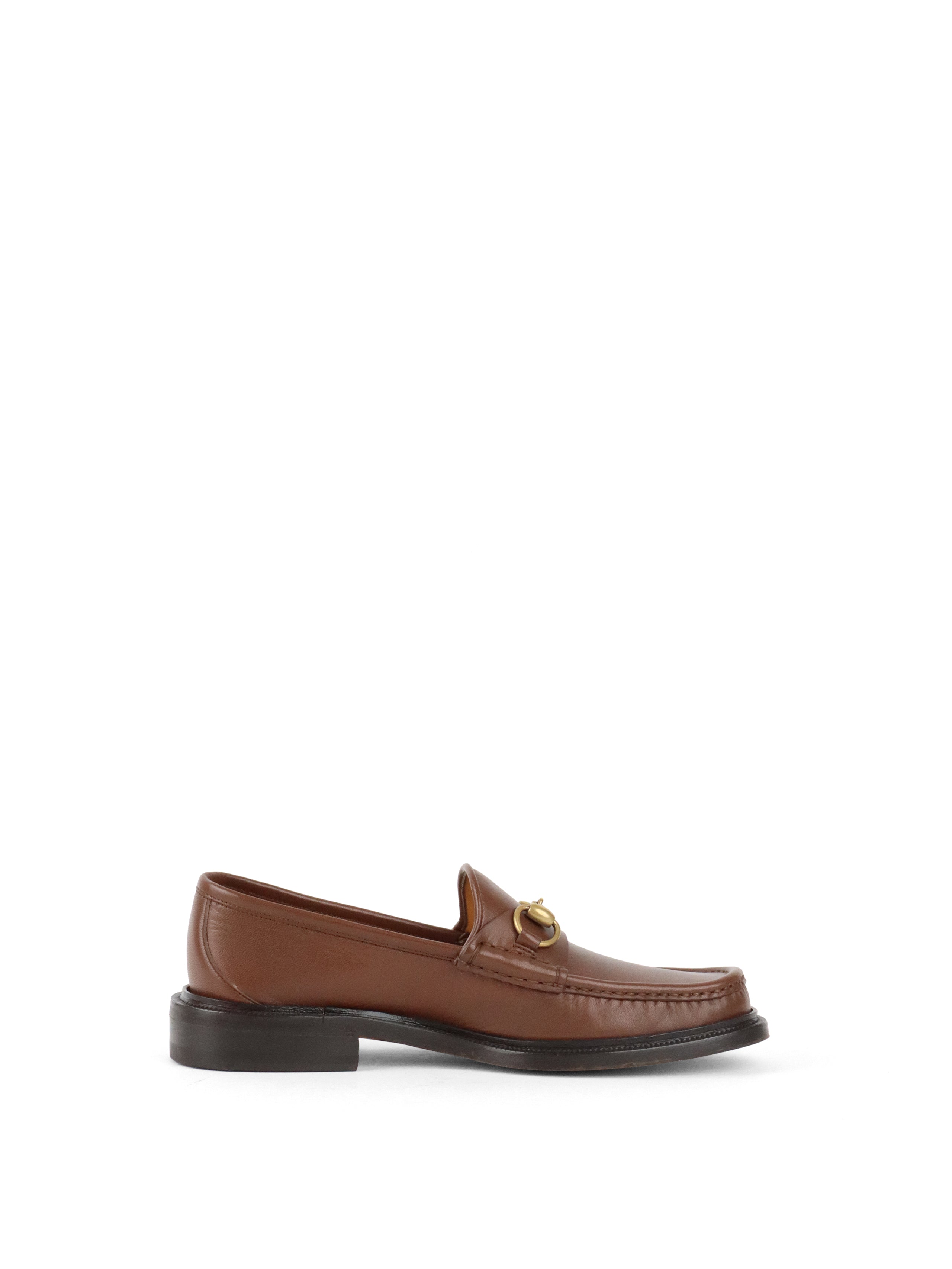 Gucci Mens Brown Horsebit Loafer size 5