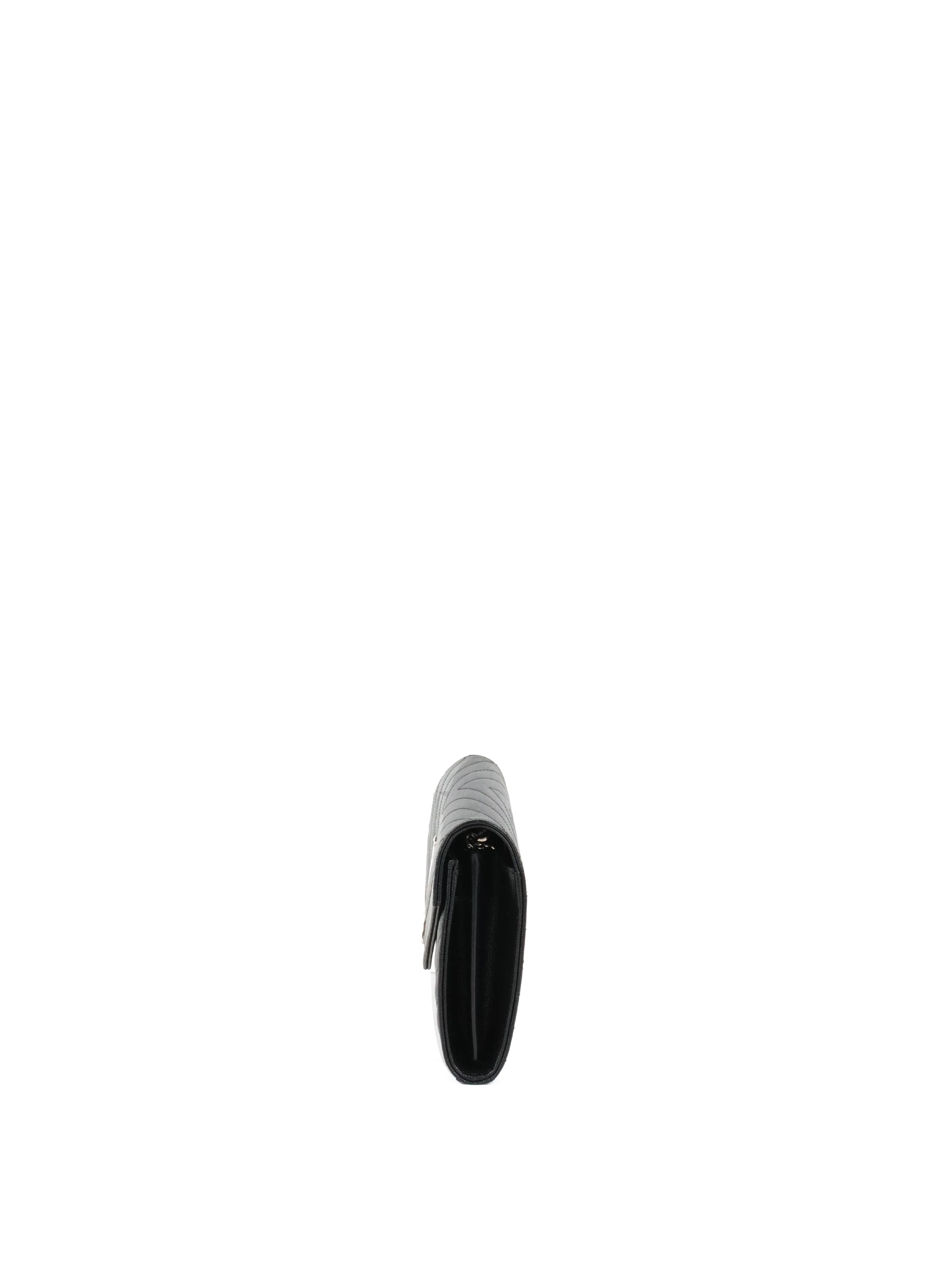 Saint Laurent Black Cassandre Envelope Chain Wallet