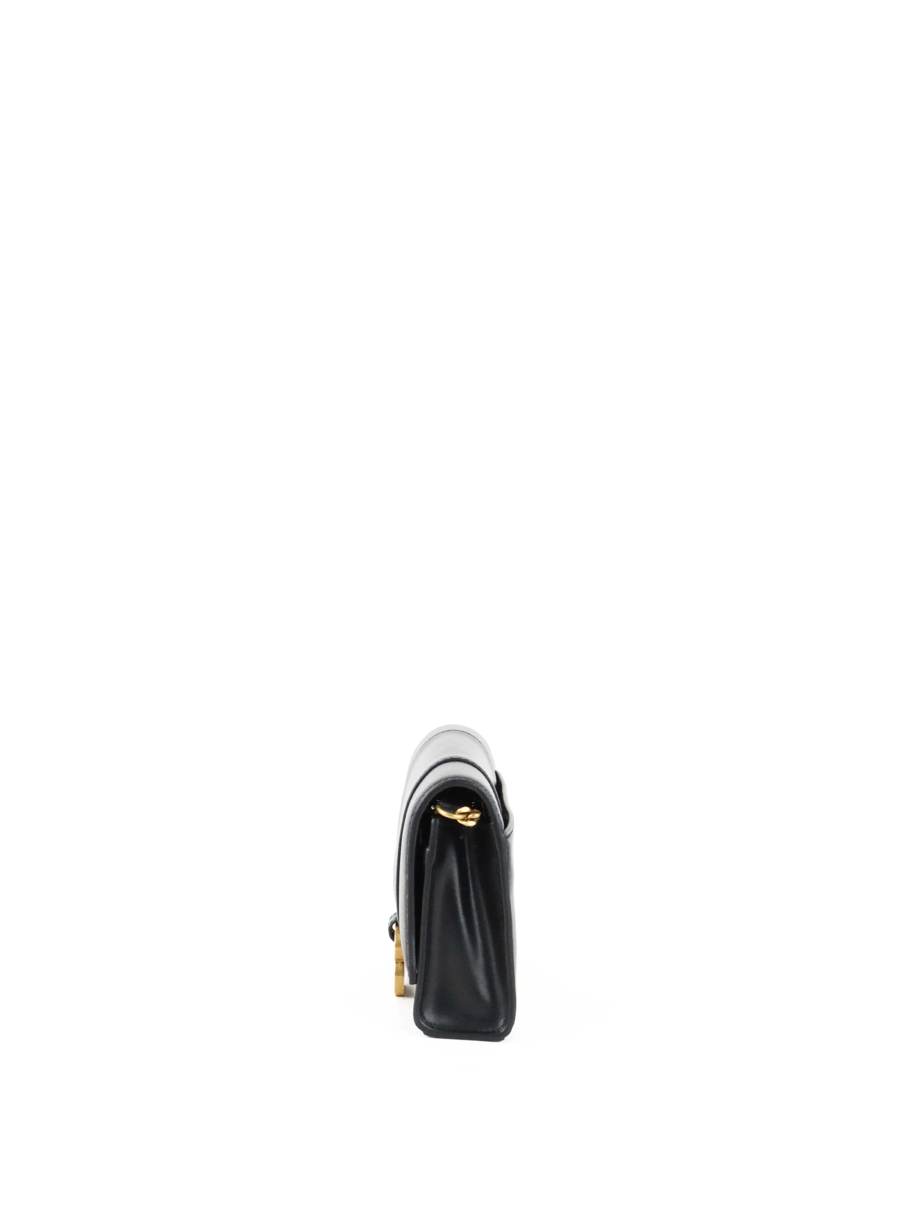 Balenciaga Black Hourglass Wallet On Chain