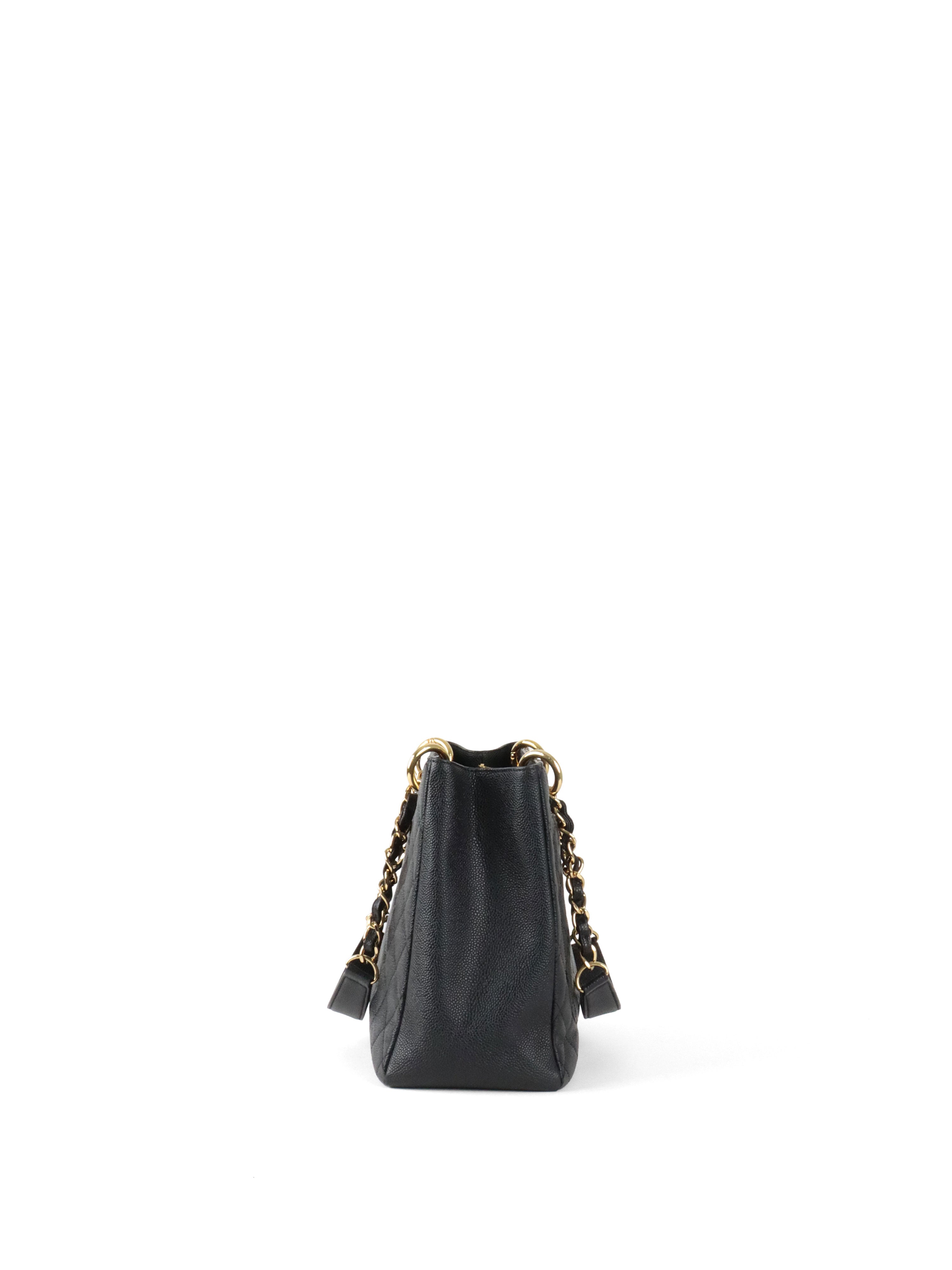 Chanel Black Caviar Grand Shopping Tote