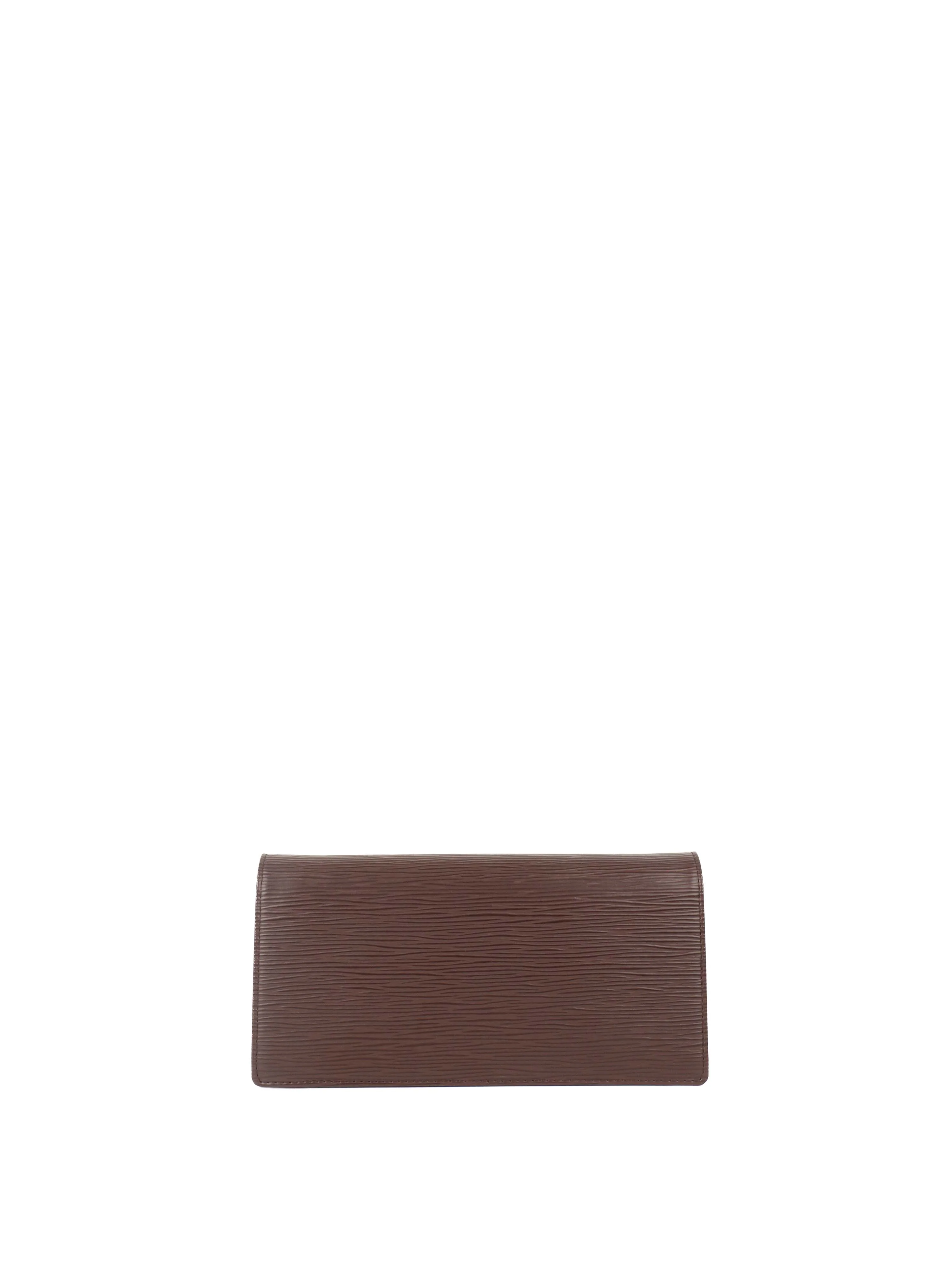 Louis Vuitton Brown Epi Leather Honfleur Clutch.