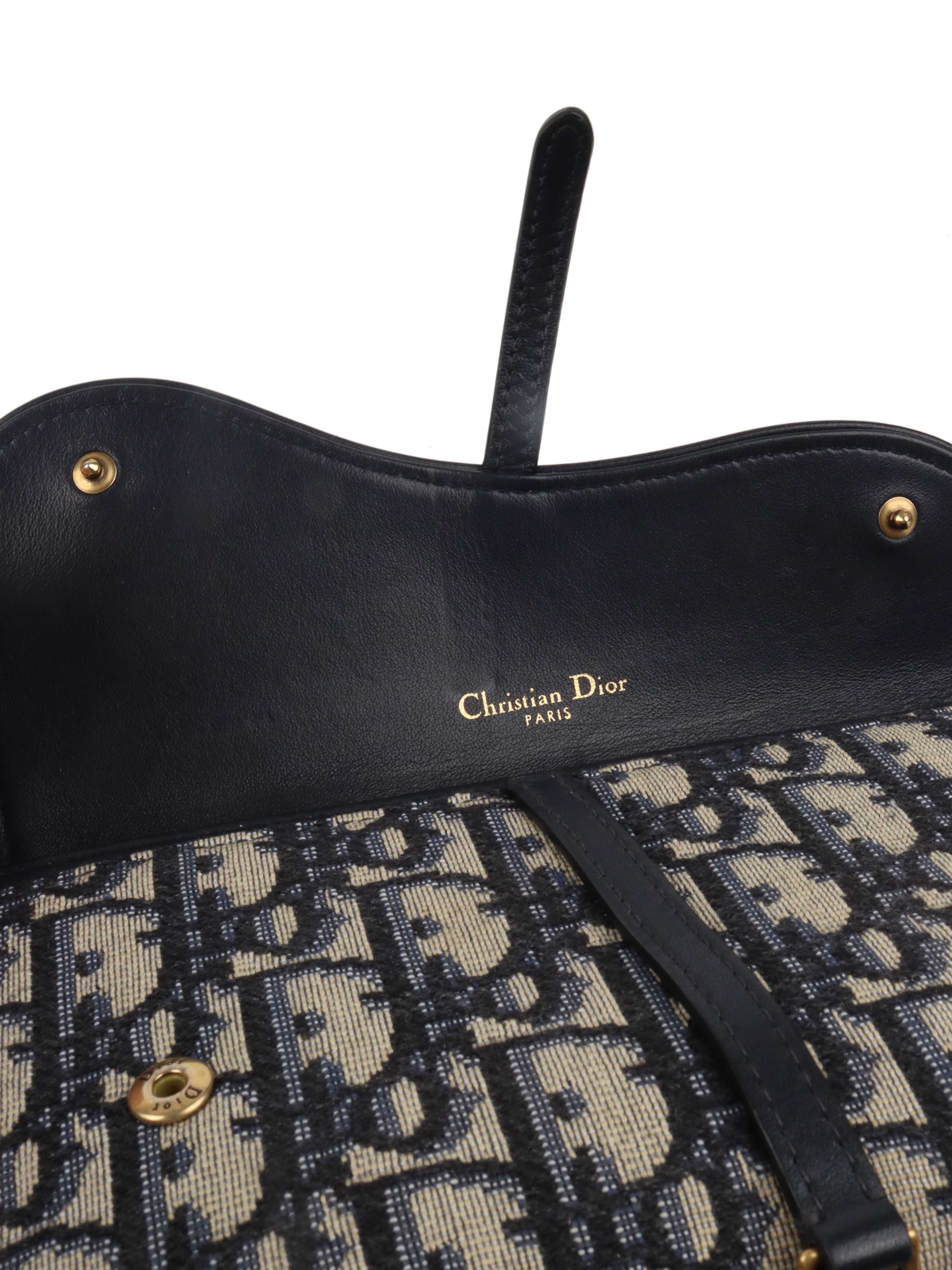 Dior Long Saddle Wallet on Chain