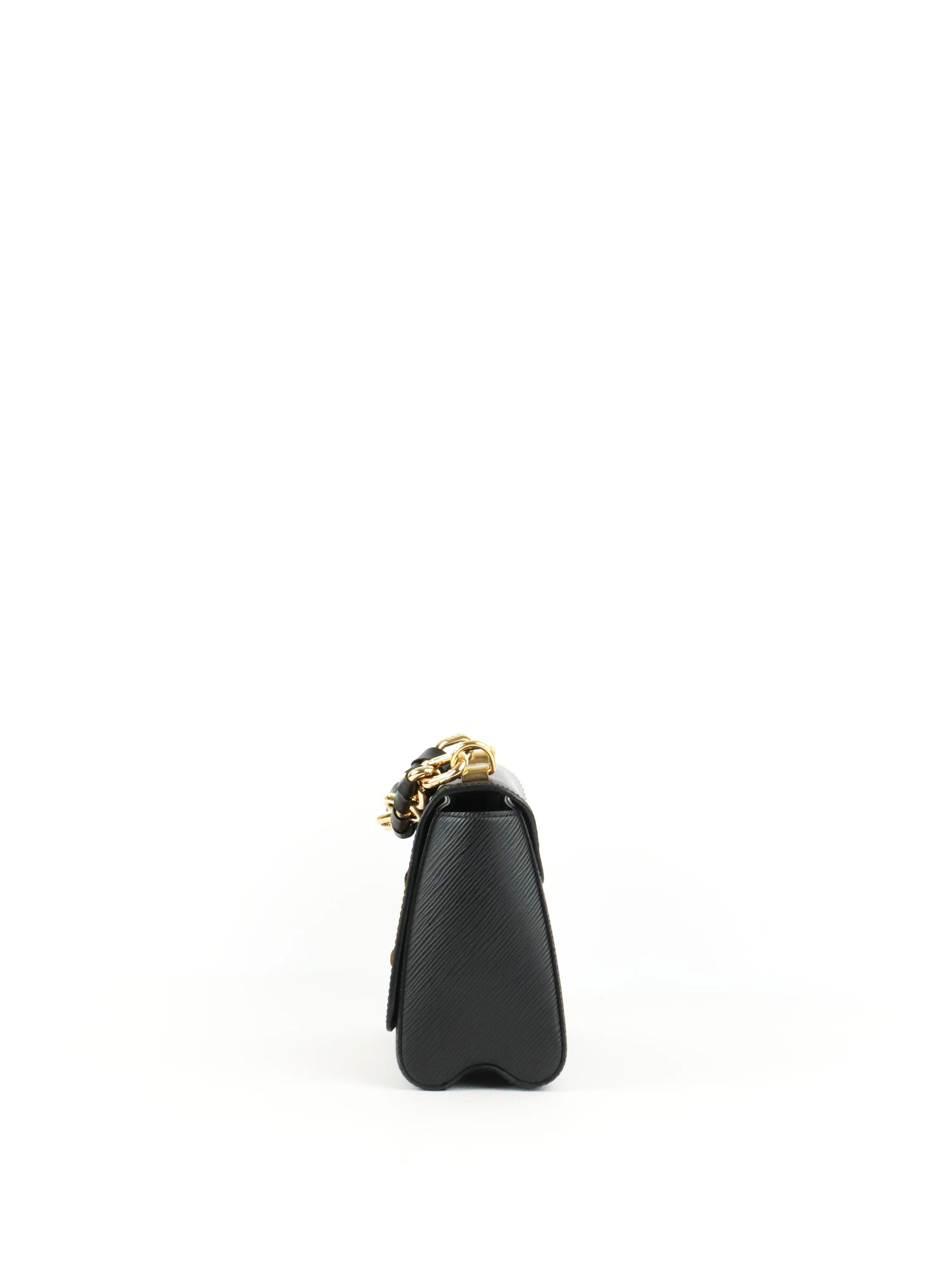 Louis Vuitton Black Epi Twist MM Chain Handle Bag