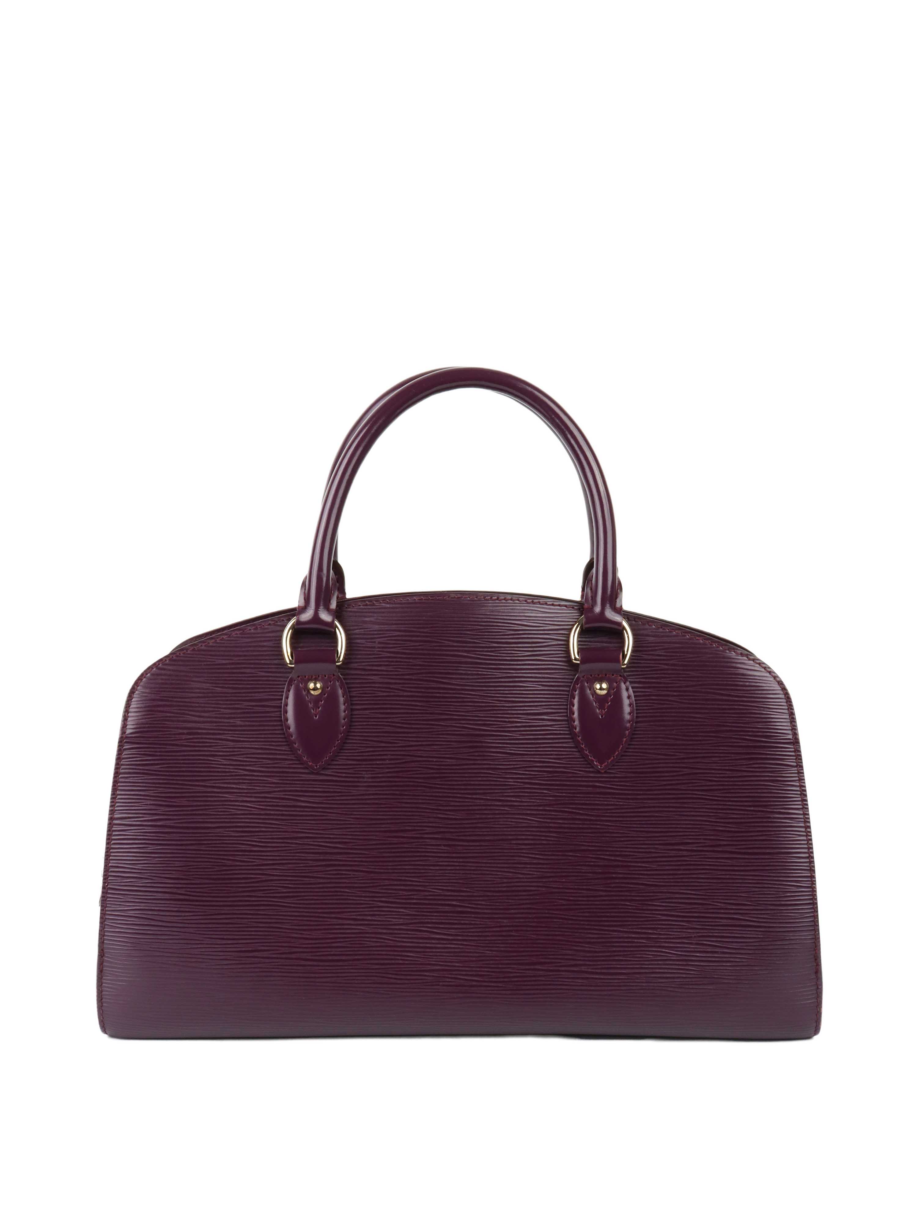 Louis Vuitton Dark Purple Pont Neuf Epi Tote.