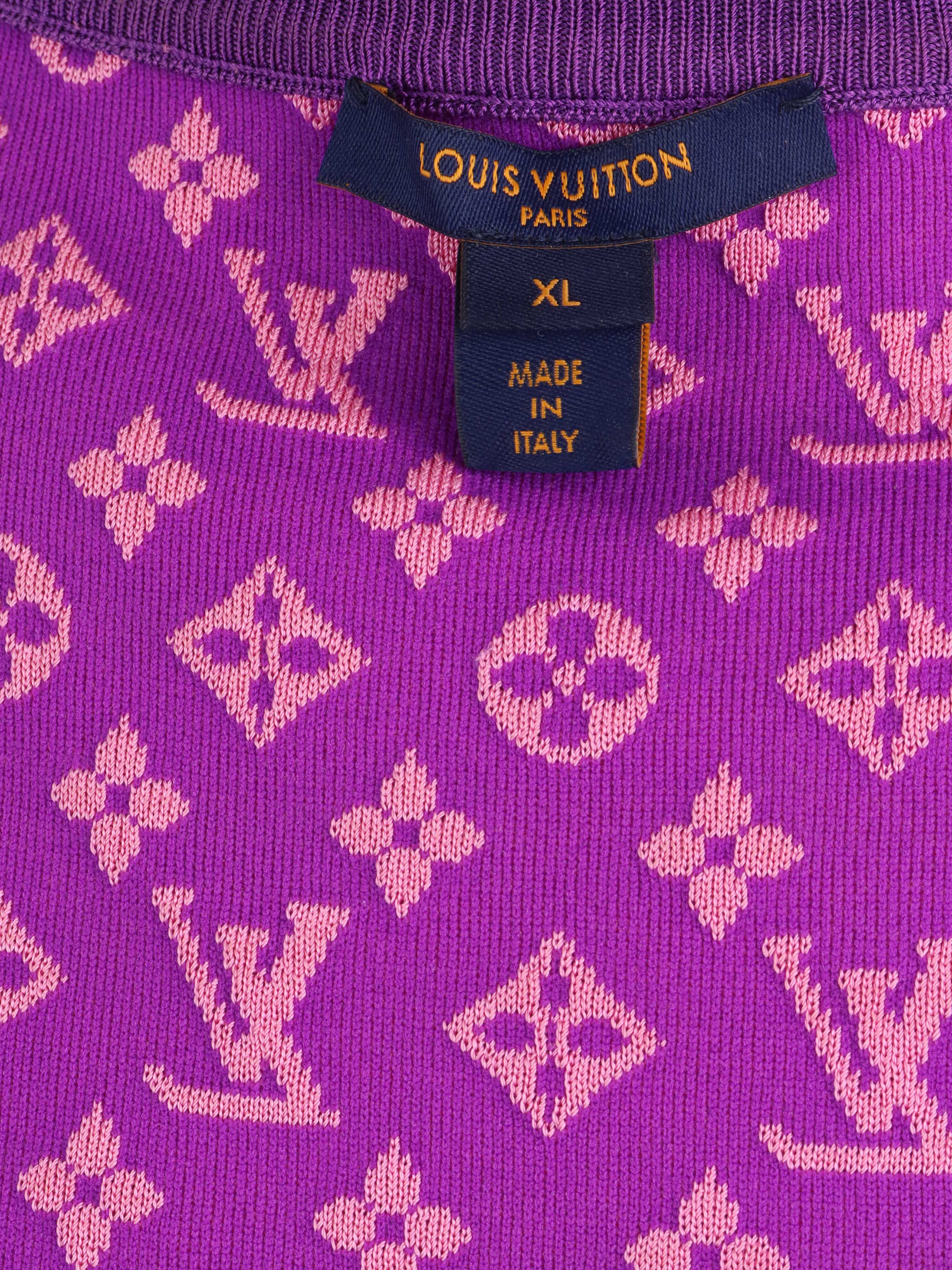 Louis Vuitton Pink 
Purple Monogram T-Shirt.