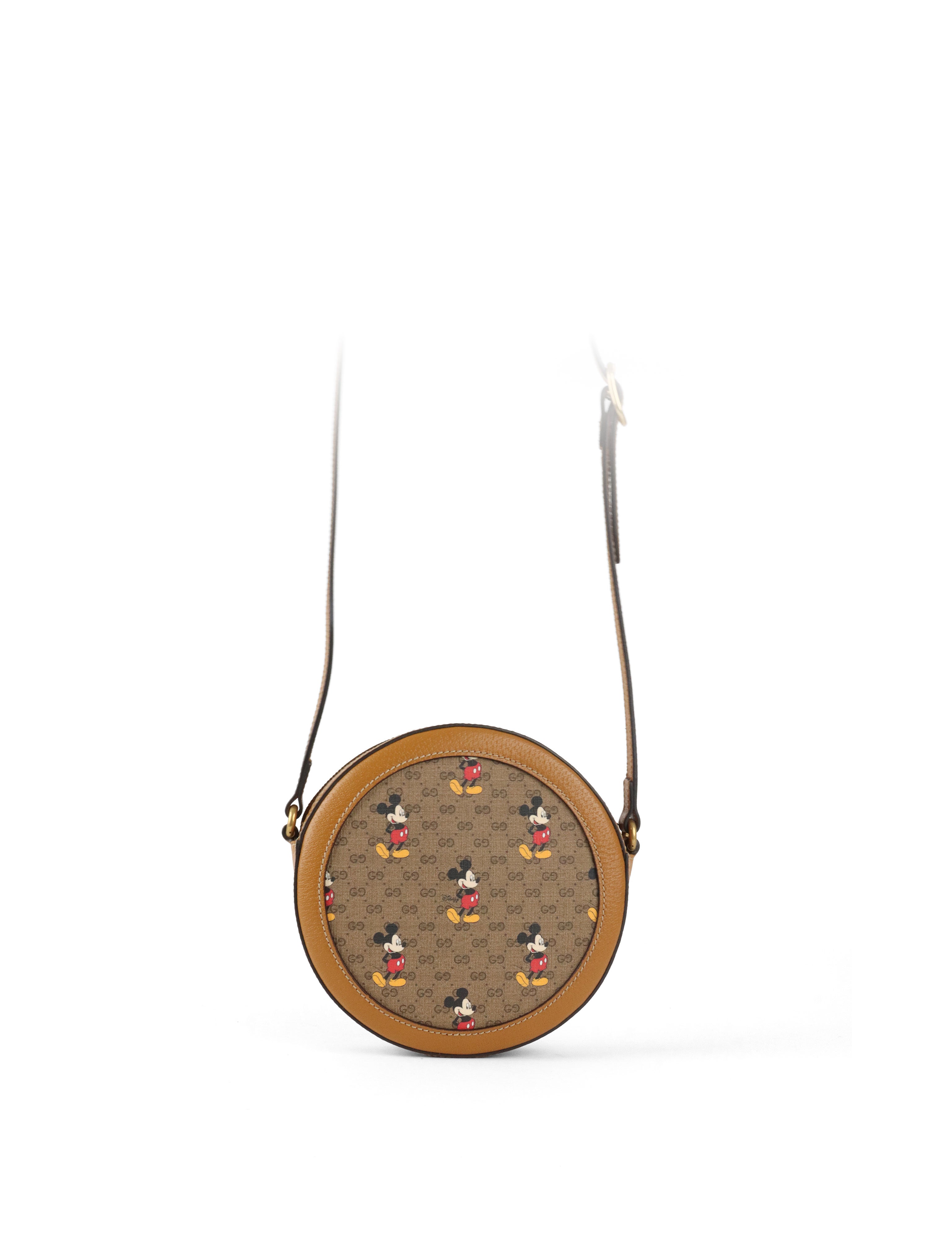 Gucci x Disney Mickey Mouse Round Crossbody Bag