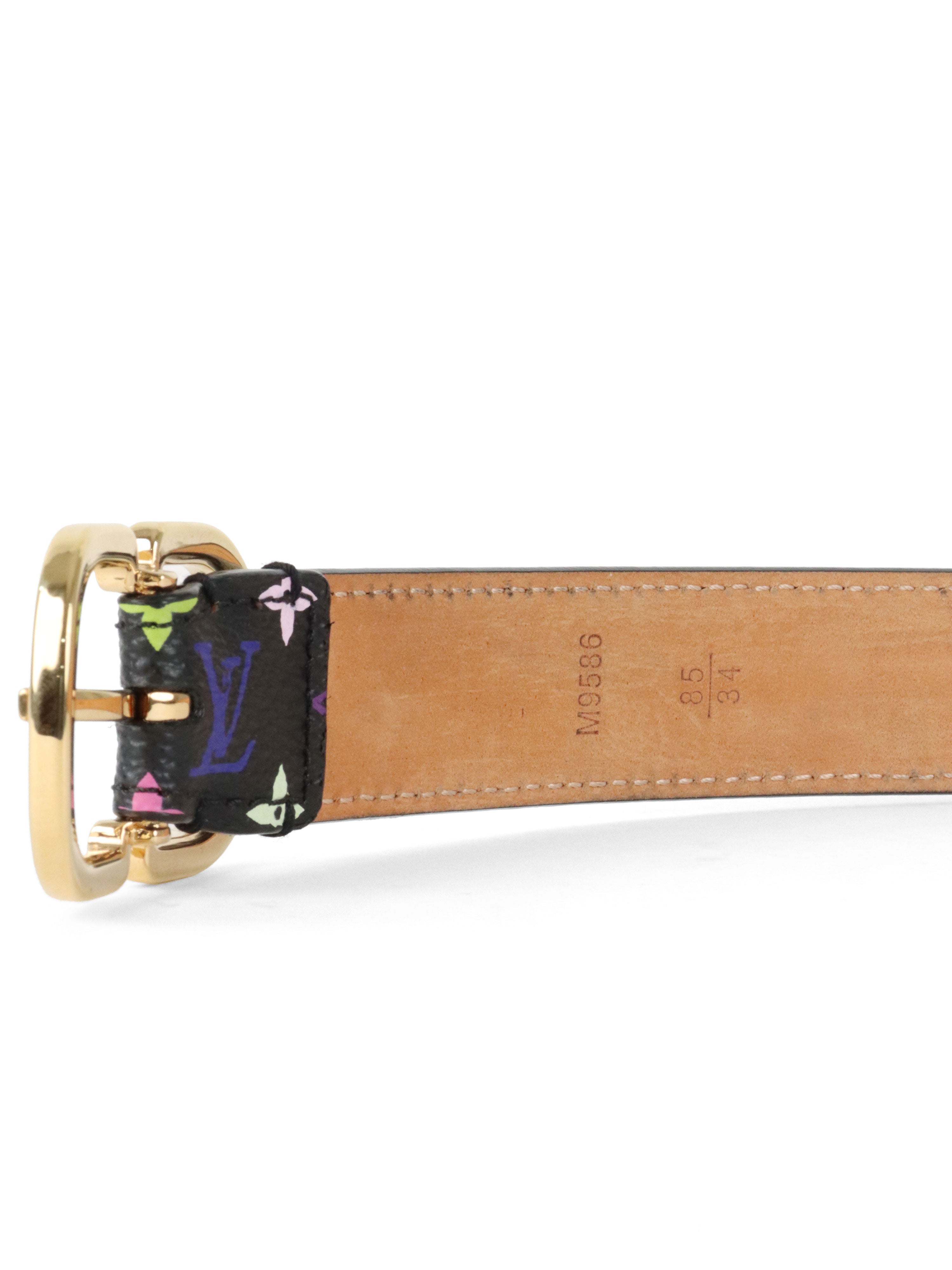 Louis Vuitton x Takashi Murakami Multicolour Belt