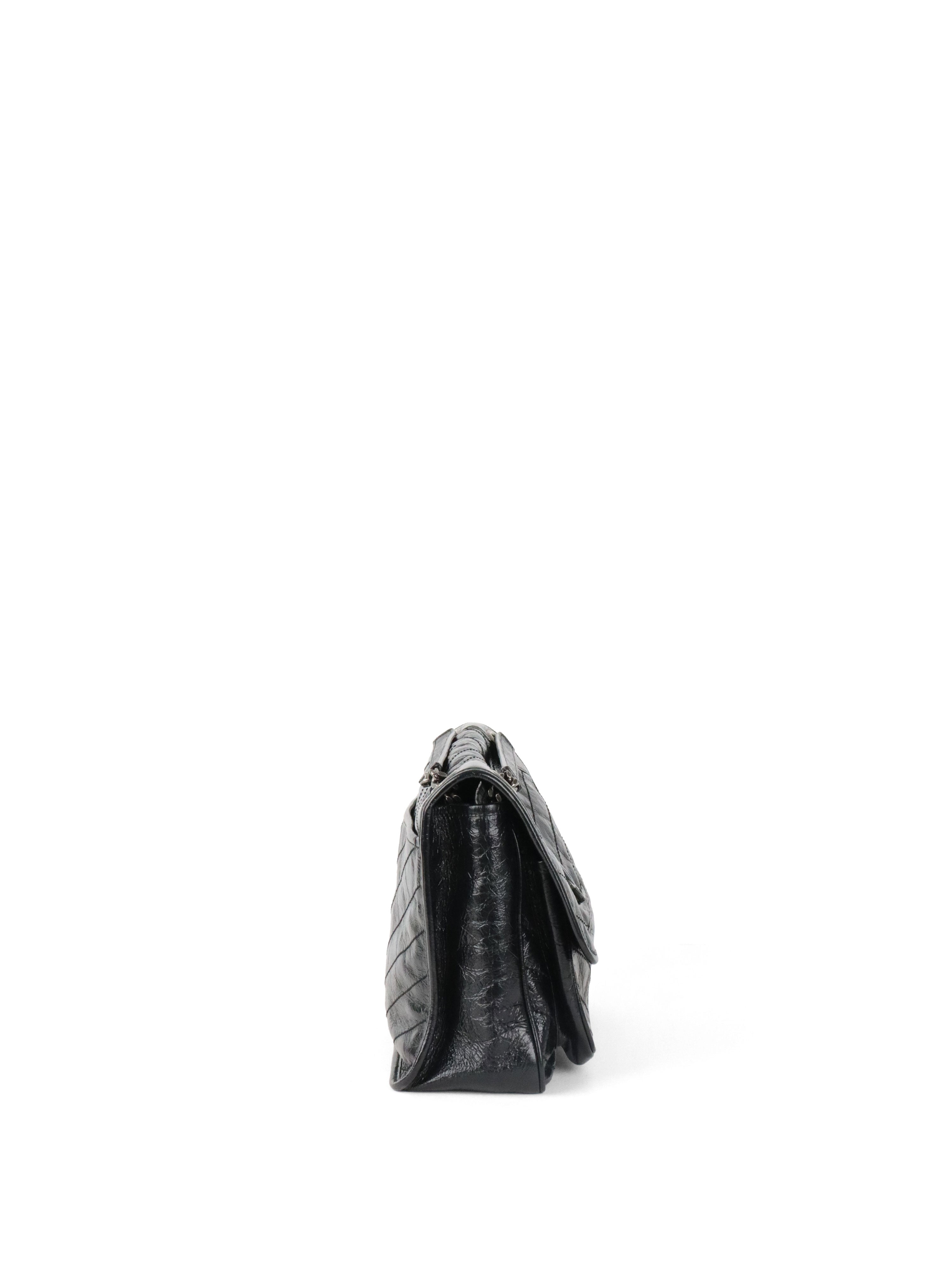Saint Laurent Black Vintage Leather Medium Nikki Bag