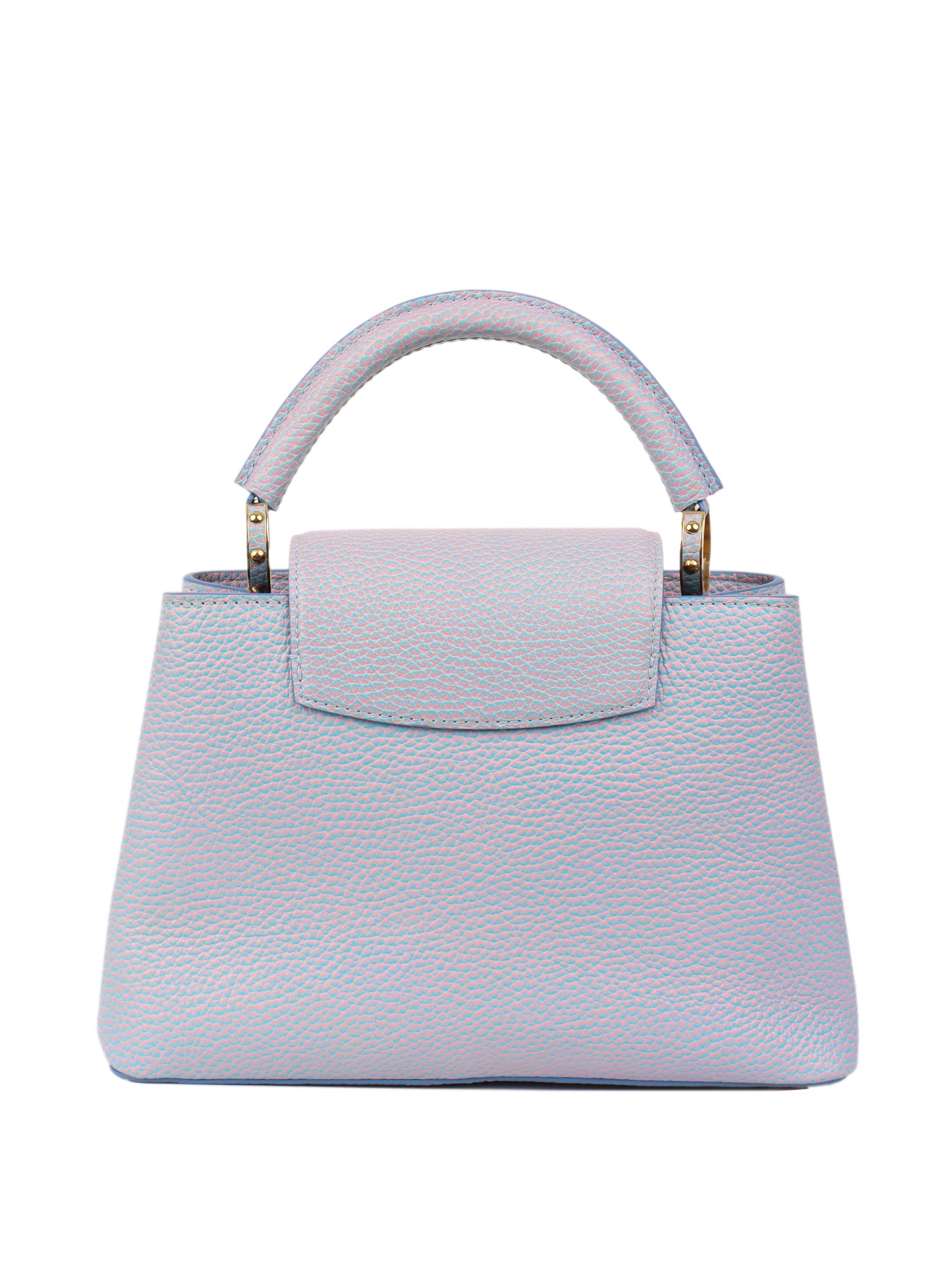 Louis Vuitton Pink 
Blue Capucines.