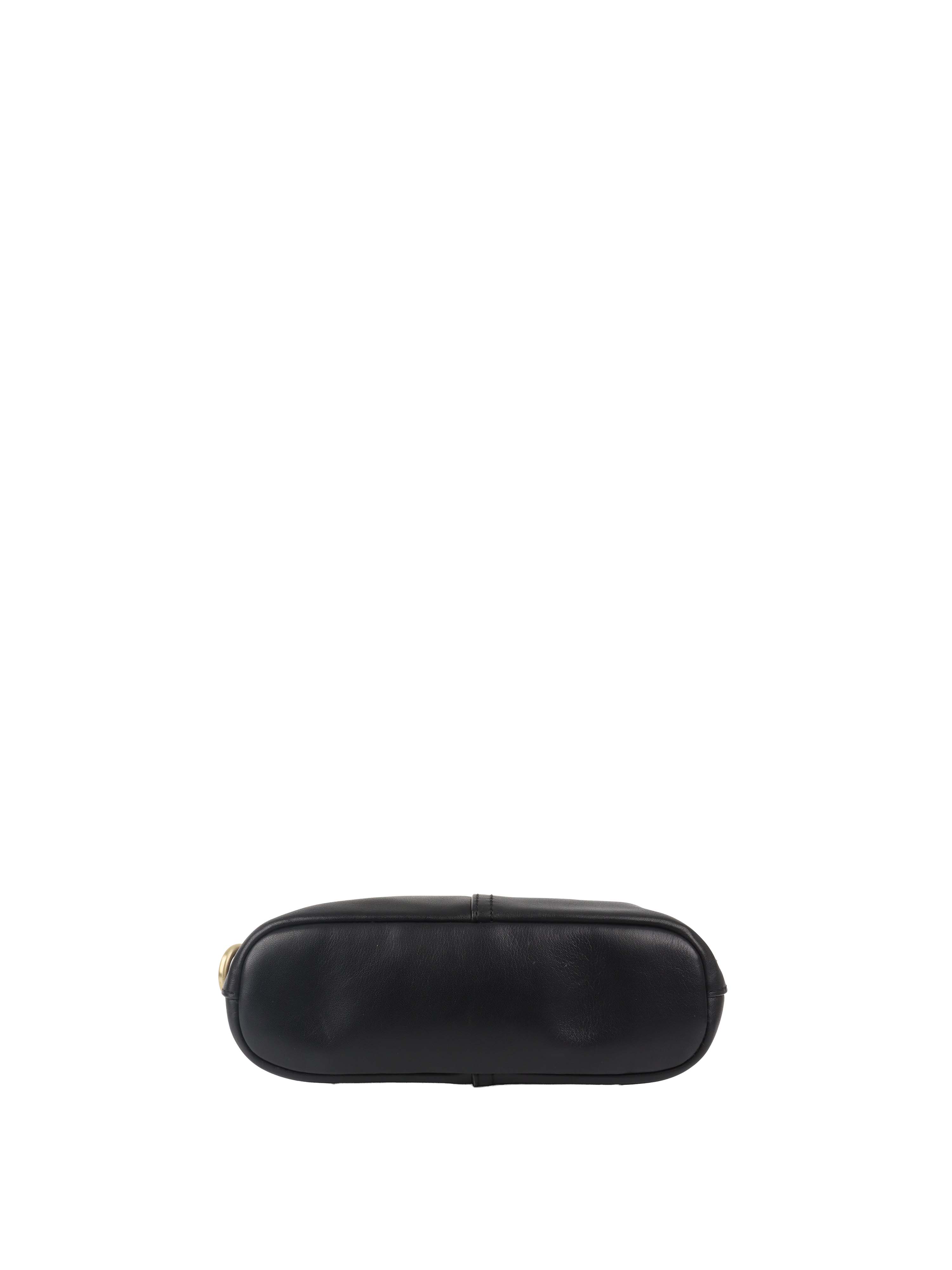 Givenchy Vintage Black Leather Crossbody Bag.