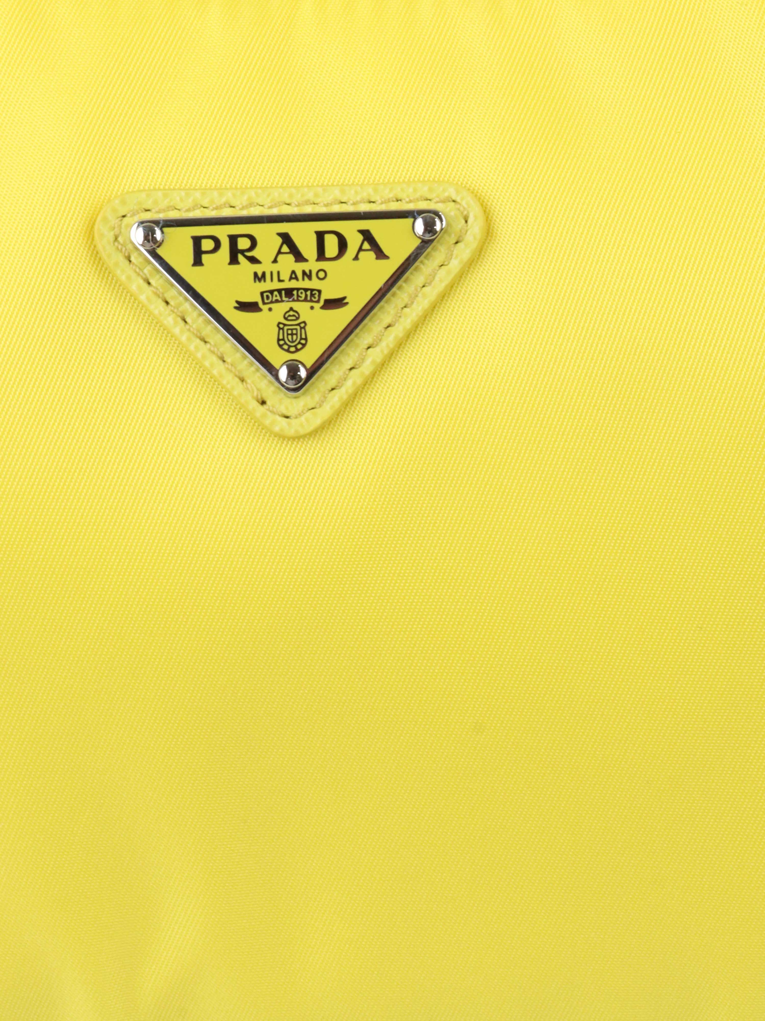 Prada Yellow Re-Nylon Re-Edition 2000 Bag.