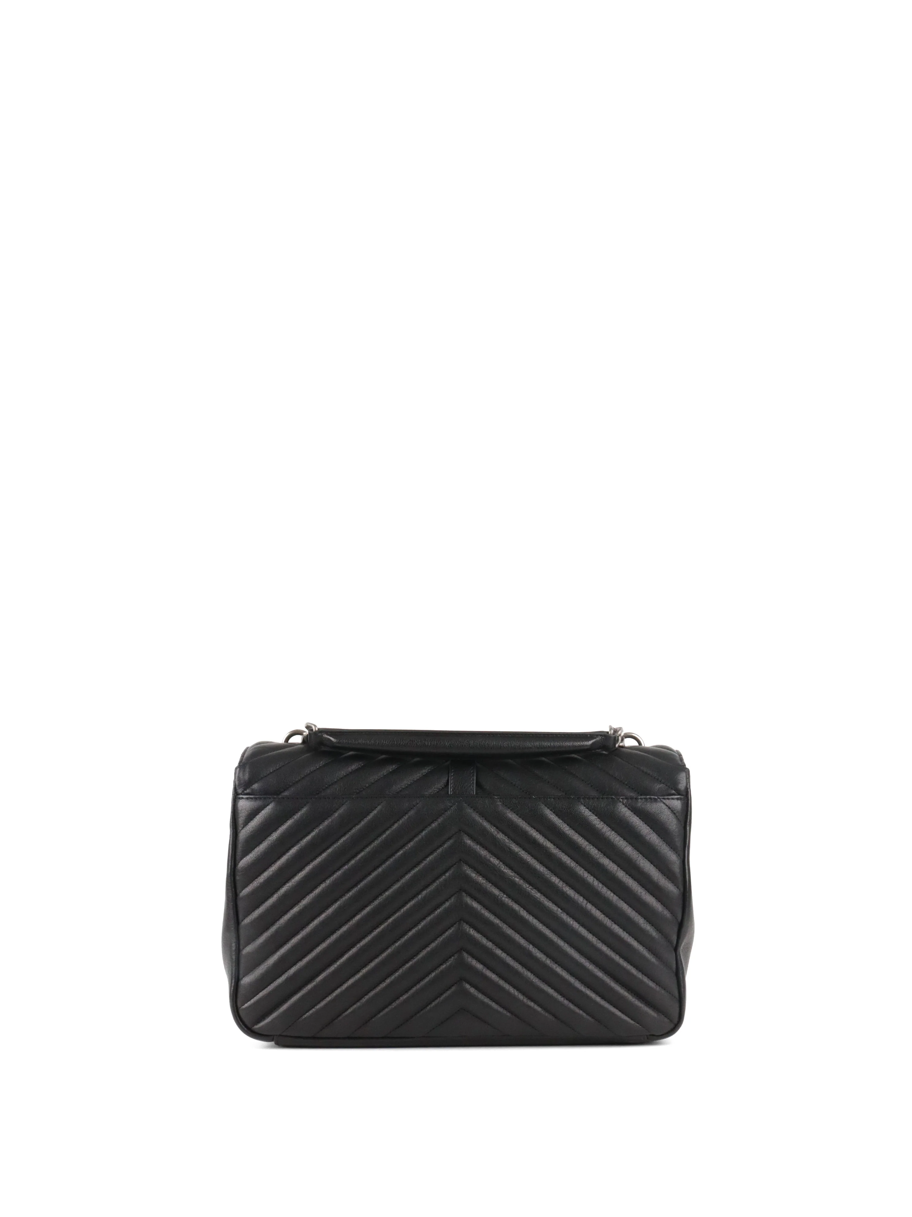 Saint Laurent Large Black College Bag