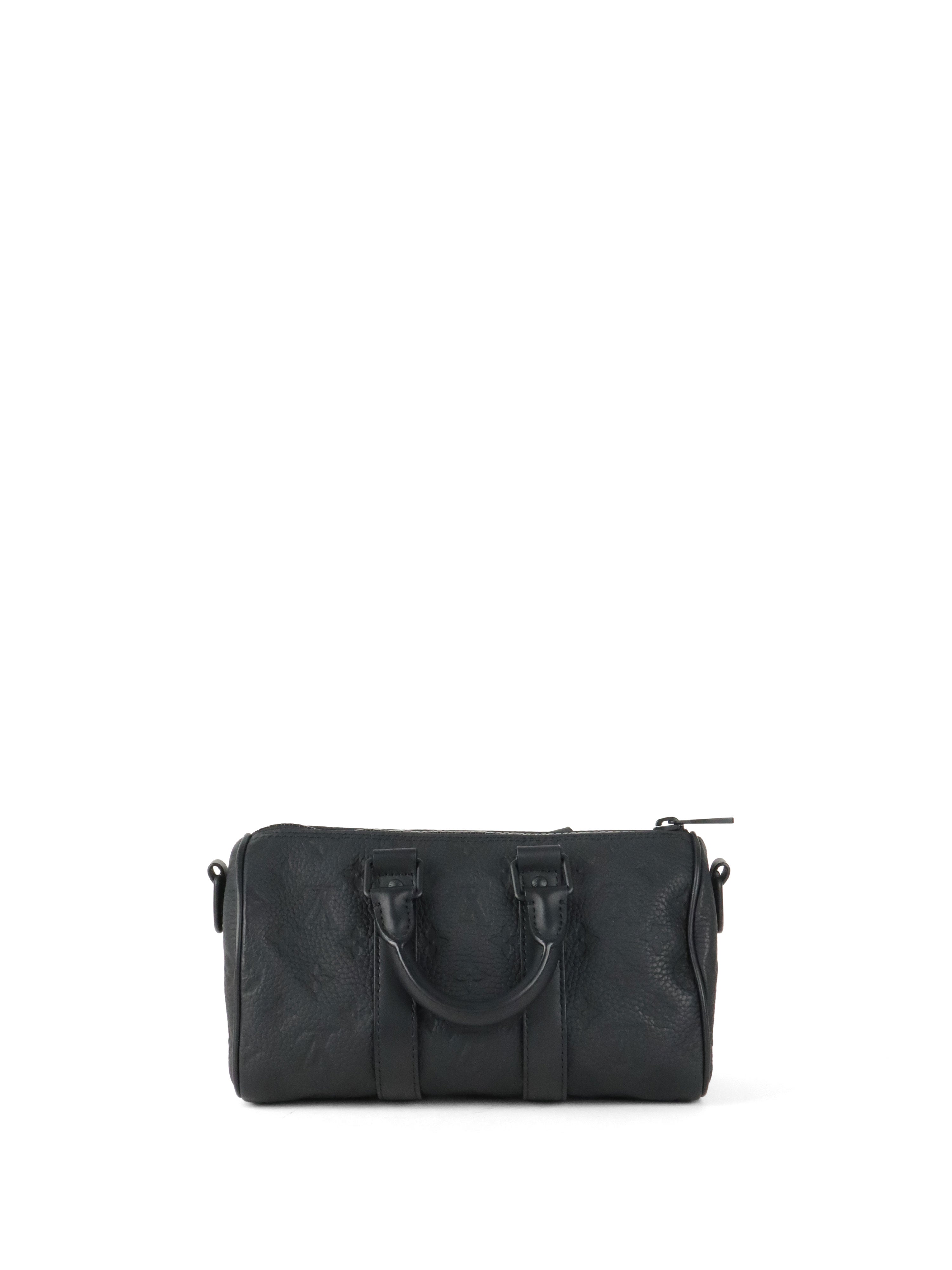 Louis Vuitton Black Keepall Bandoulière 25 Bag