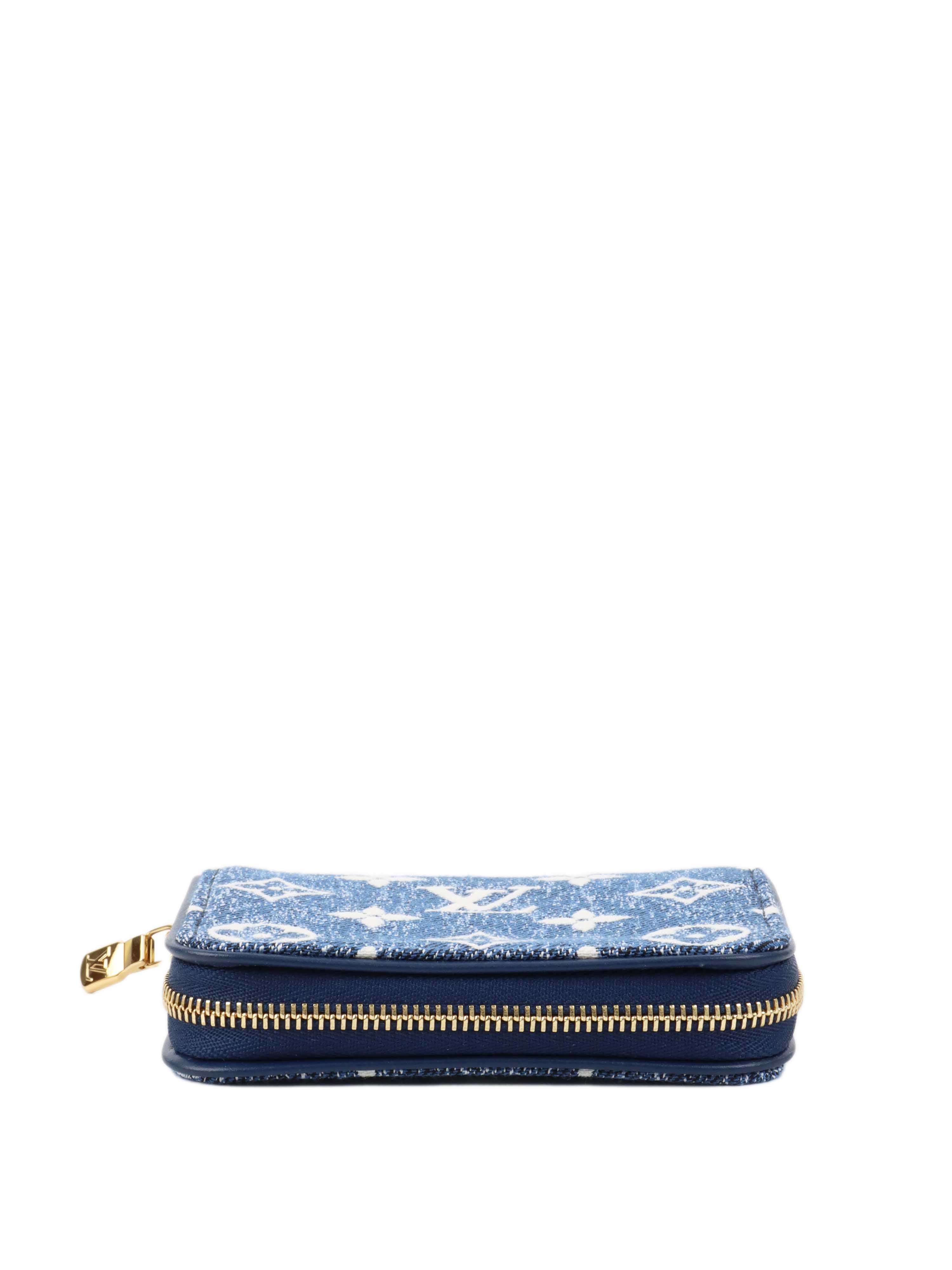 Louis Vuitton Denim Zippy Coin Pouch.