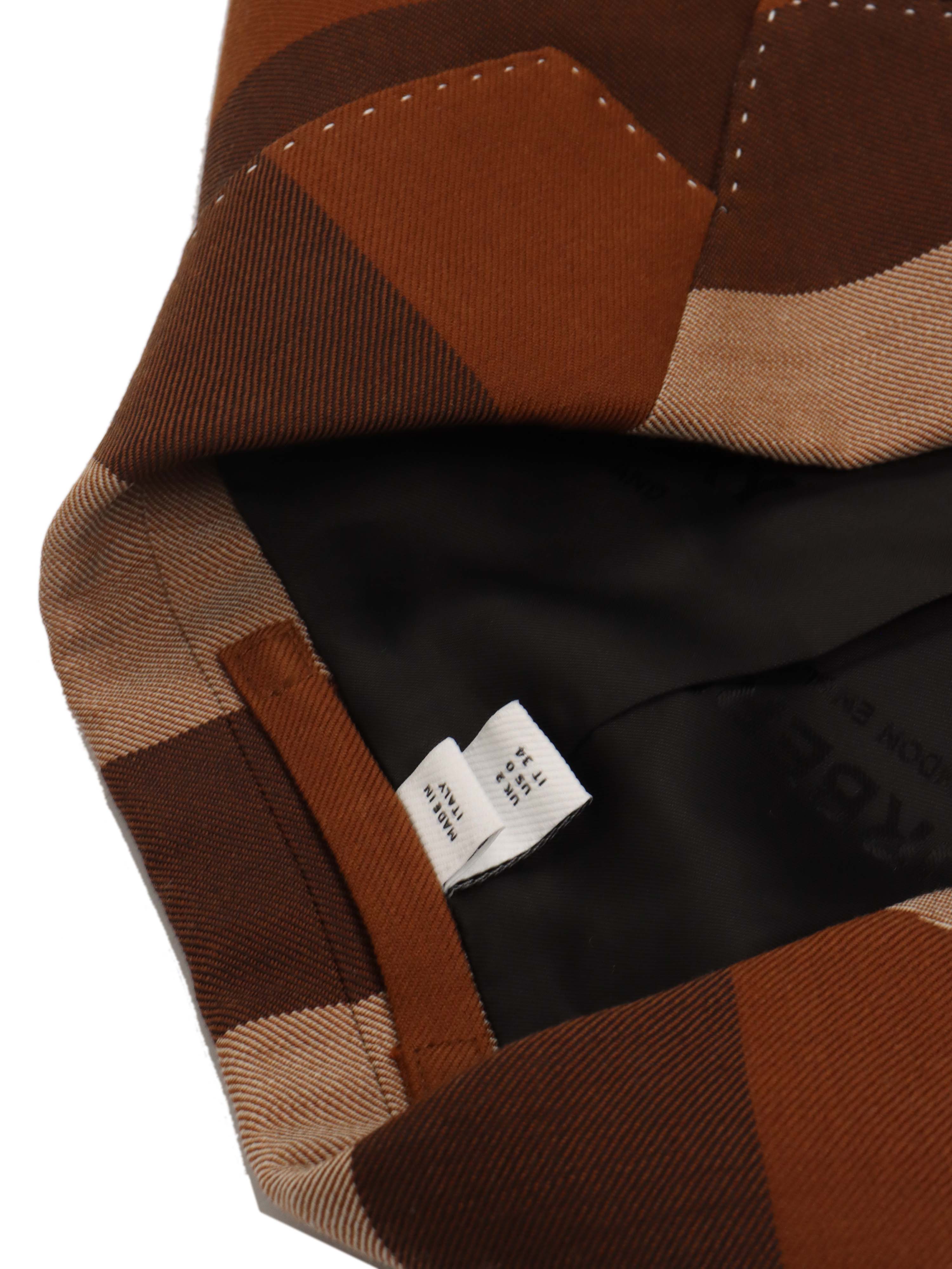 Burberry Check-print Blazer.