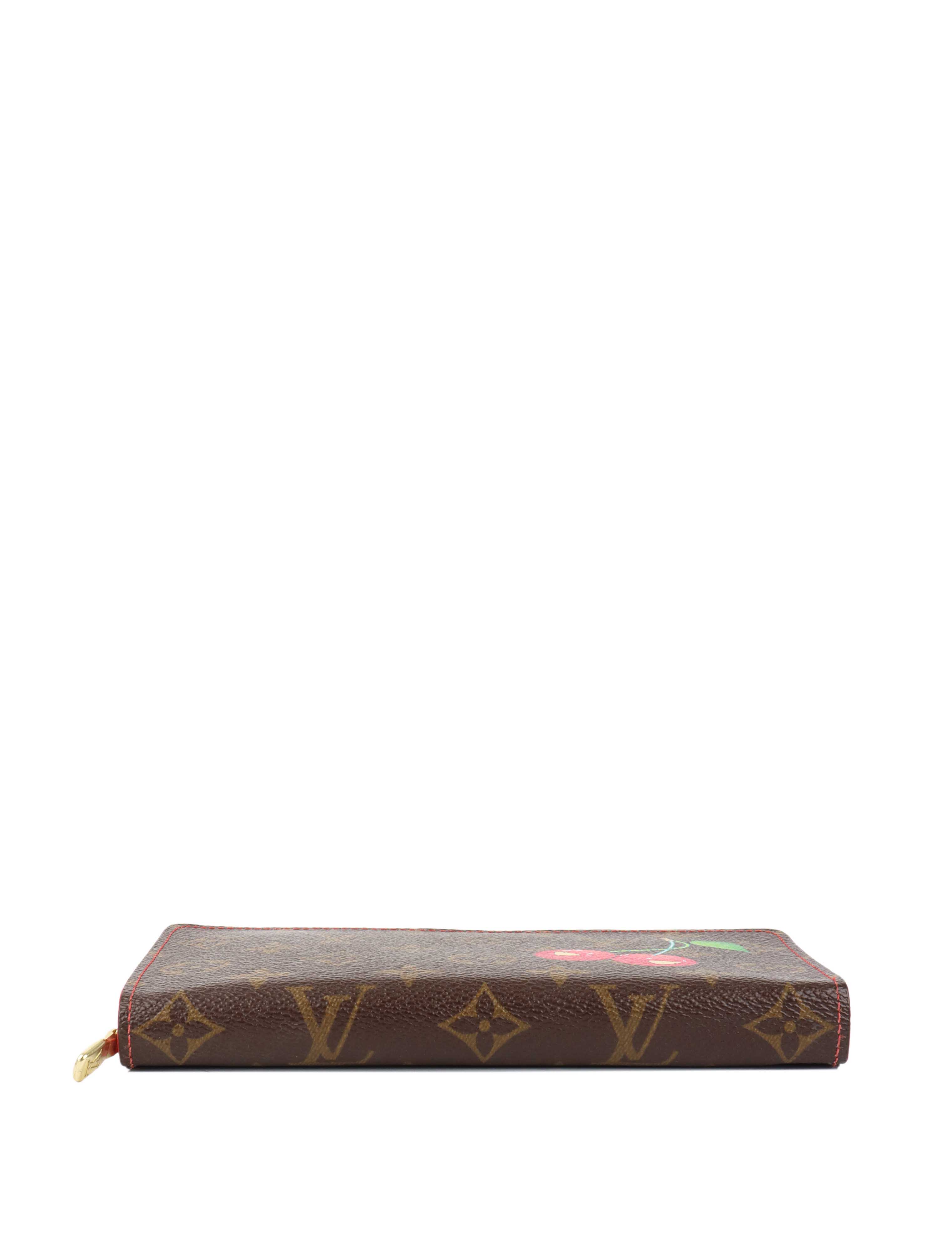 Louis Vuitton Monogram Cerise Zip Wallet.