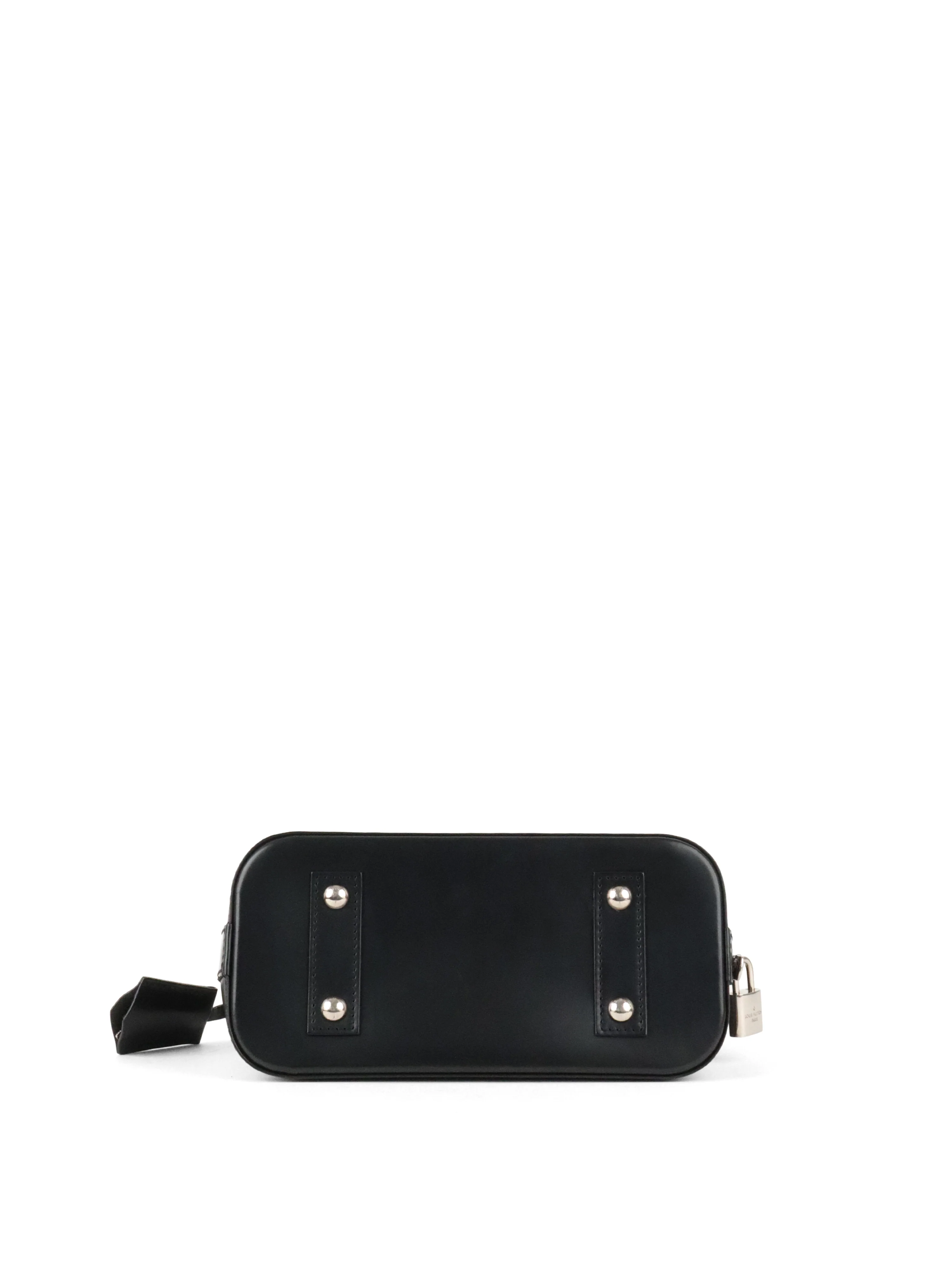 Louis Vuitton Black Epi Alma BB SHW