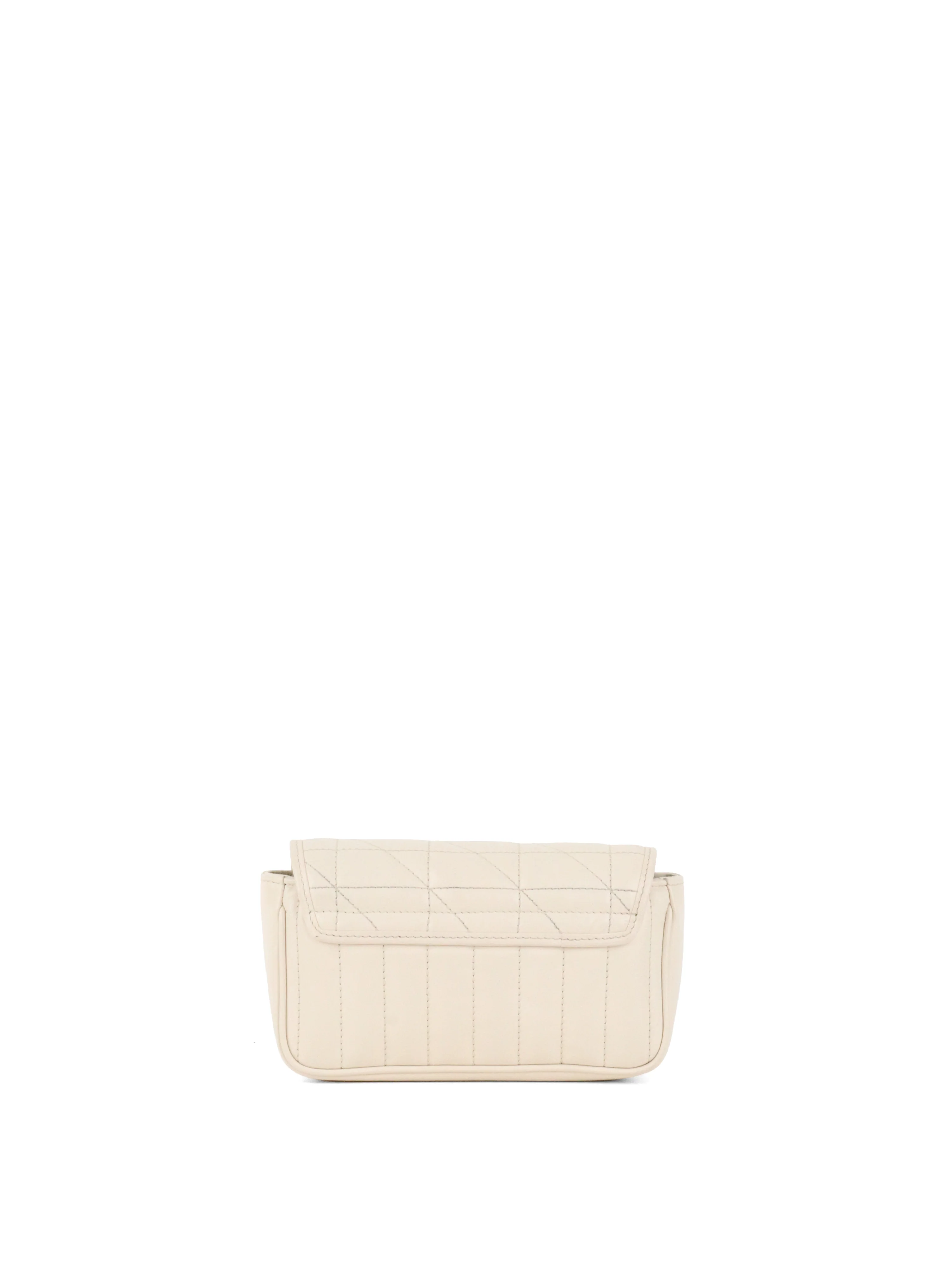 Gucci Super Mini White Chain Bag