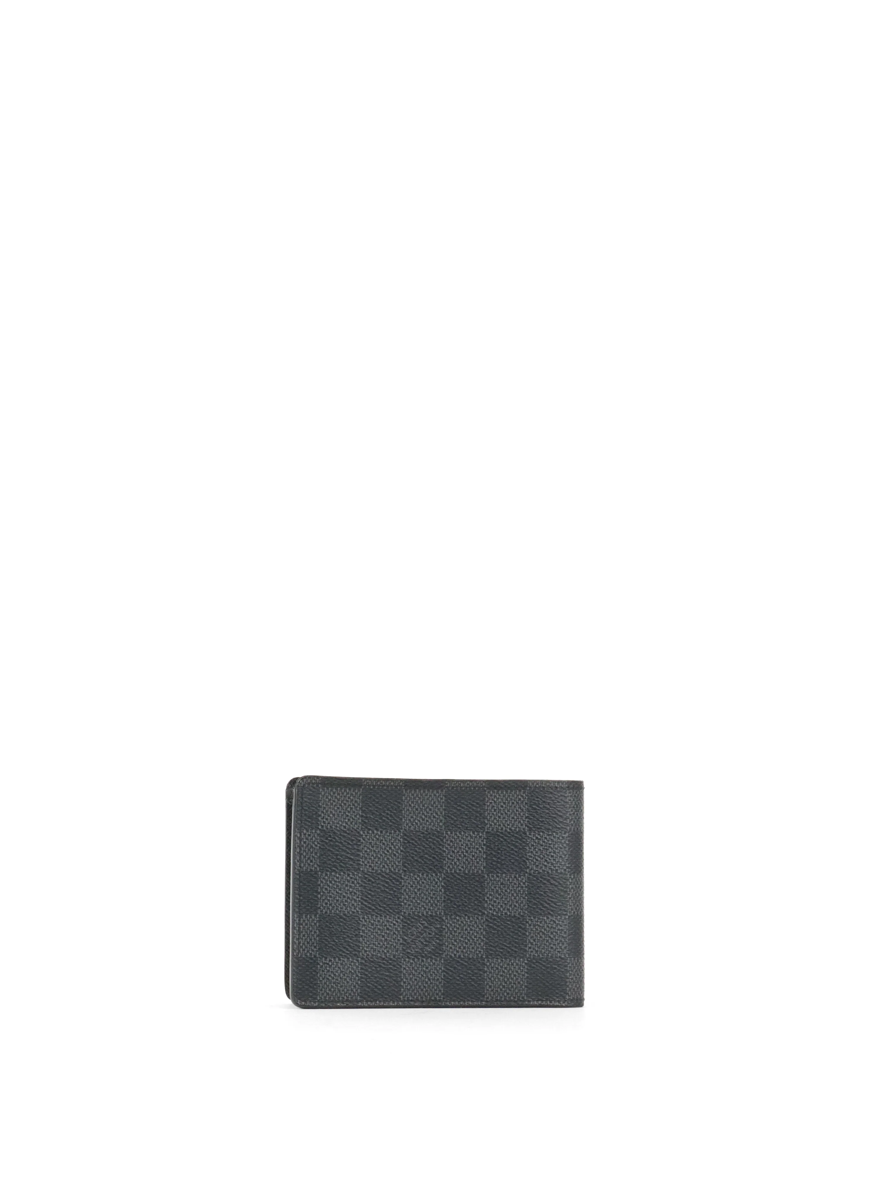 Louis Vuitton Black Damier Ebene Multiple Wallet
