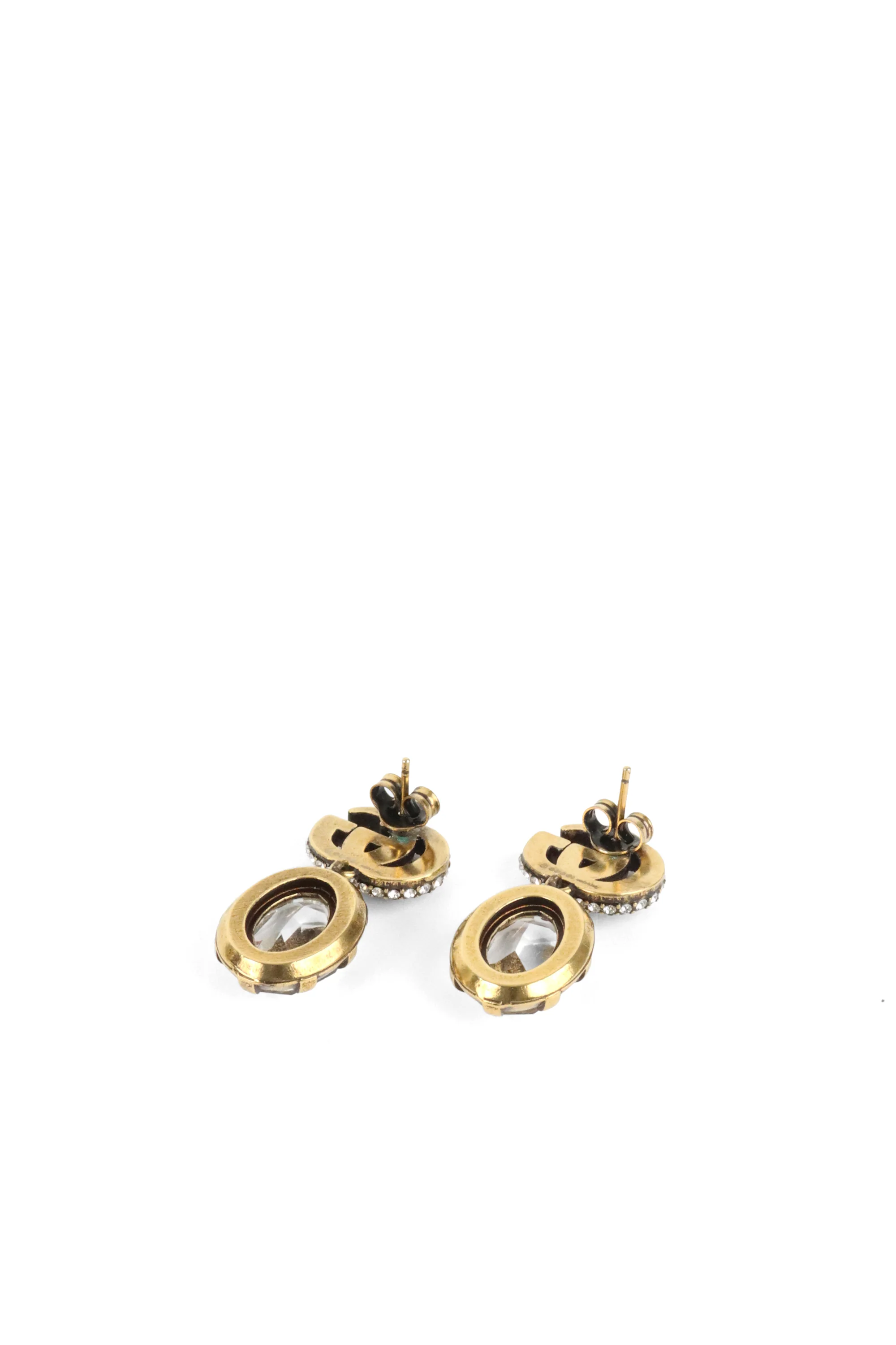 Gucci GG Marmont Crystal Earrings