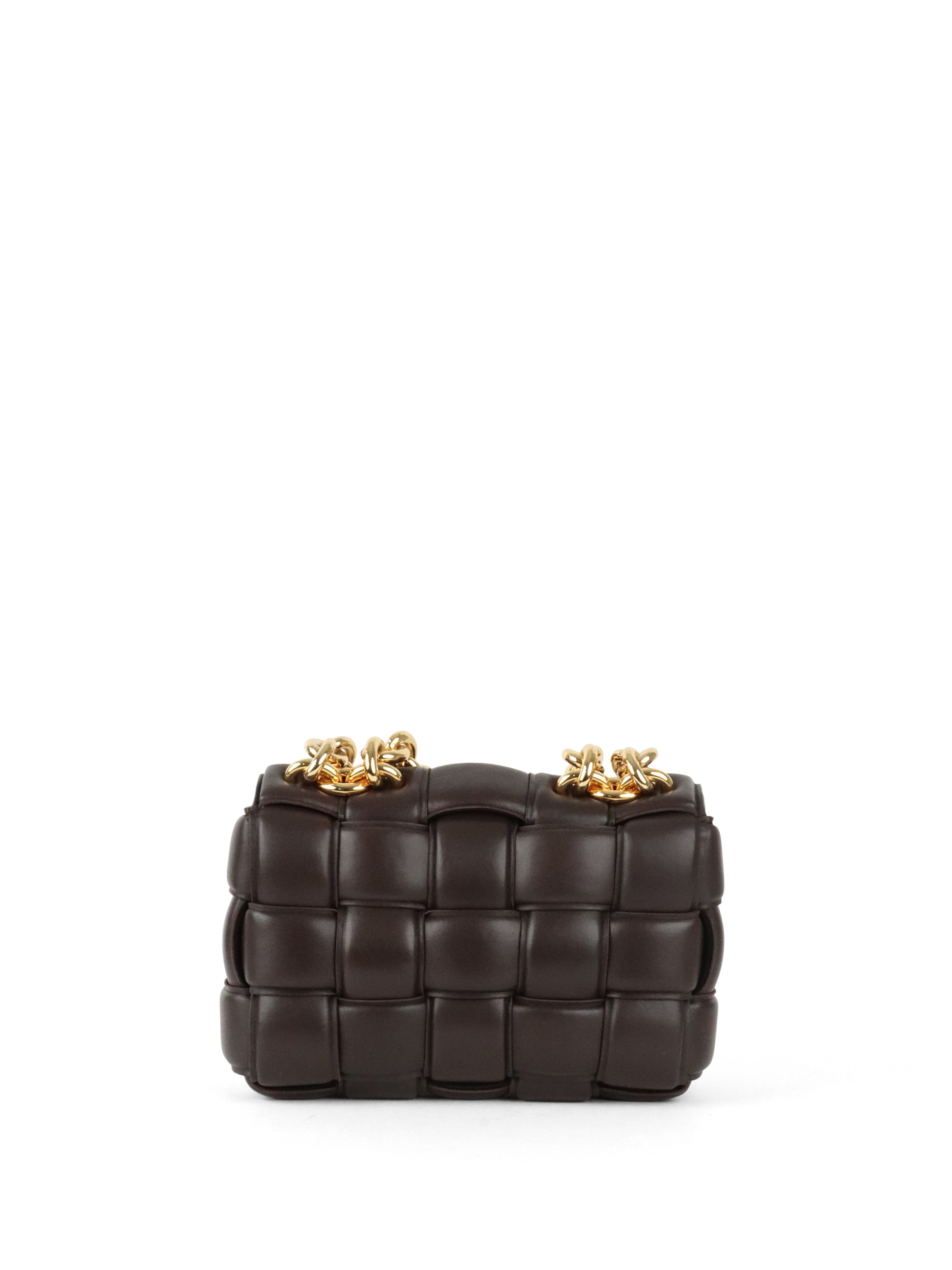 Bottega Veneta Chocolate Brown Padded Cassette Bag