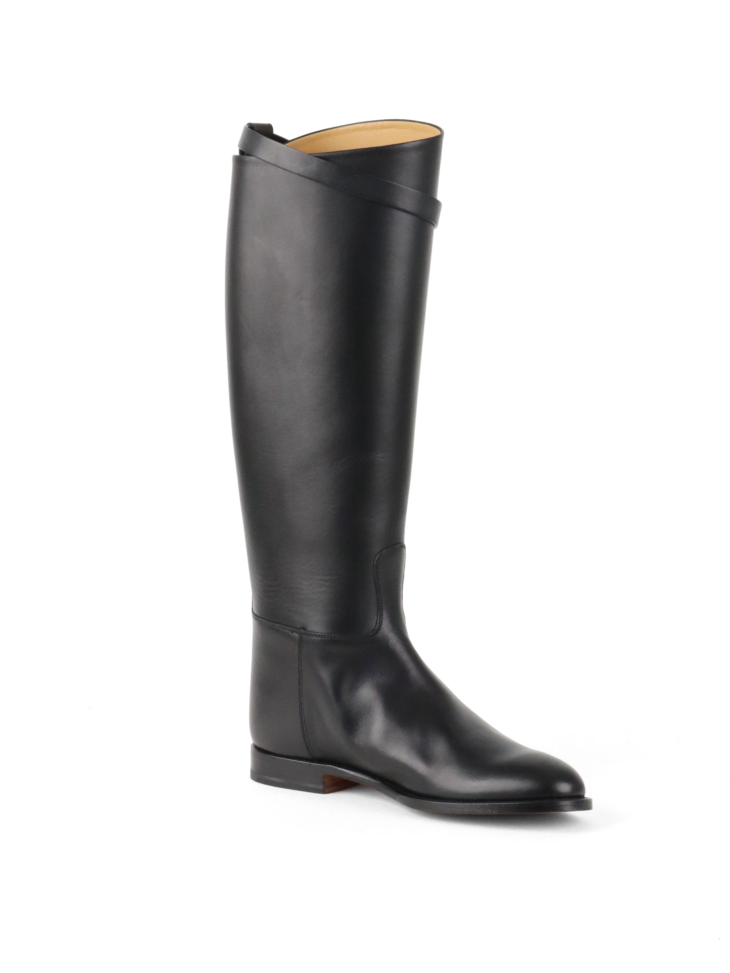 Hermes Noir Jumping Boots size 39 PHW