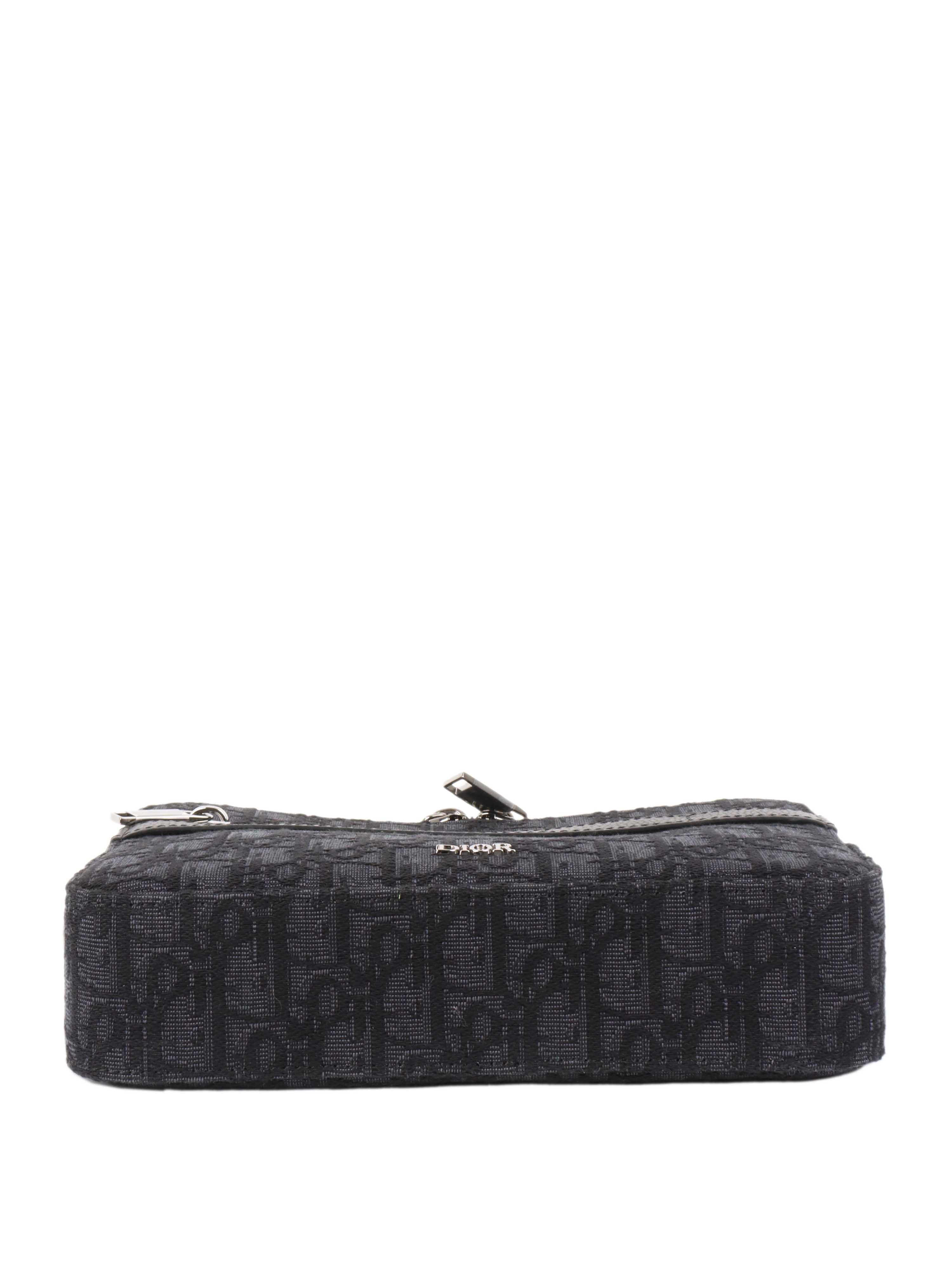 Dior Mens Black Safari Pouch.