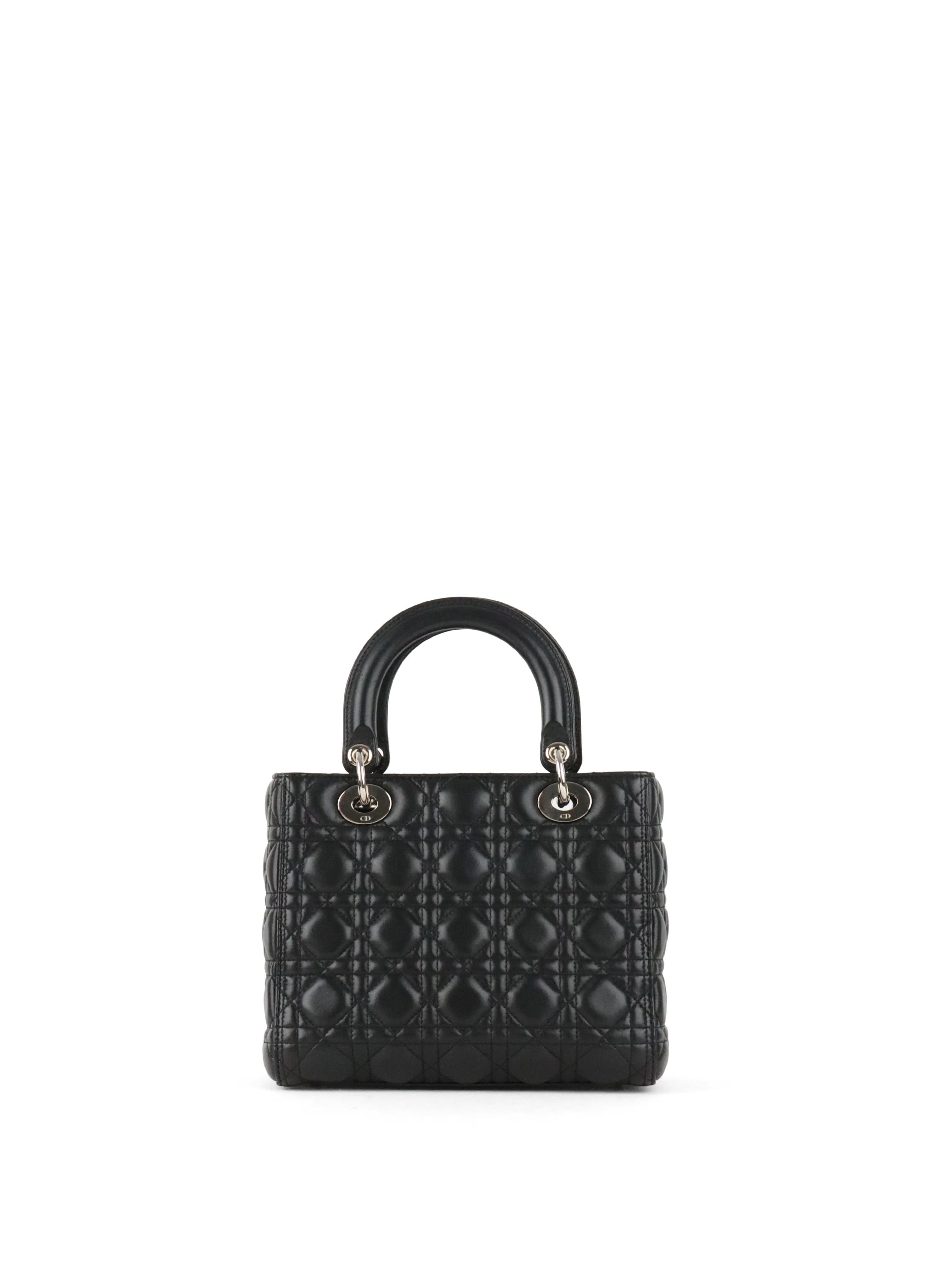 Dior Black Medium Lady Dior Bag