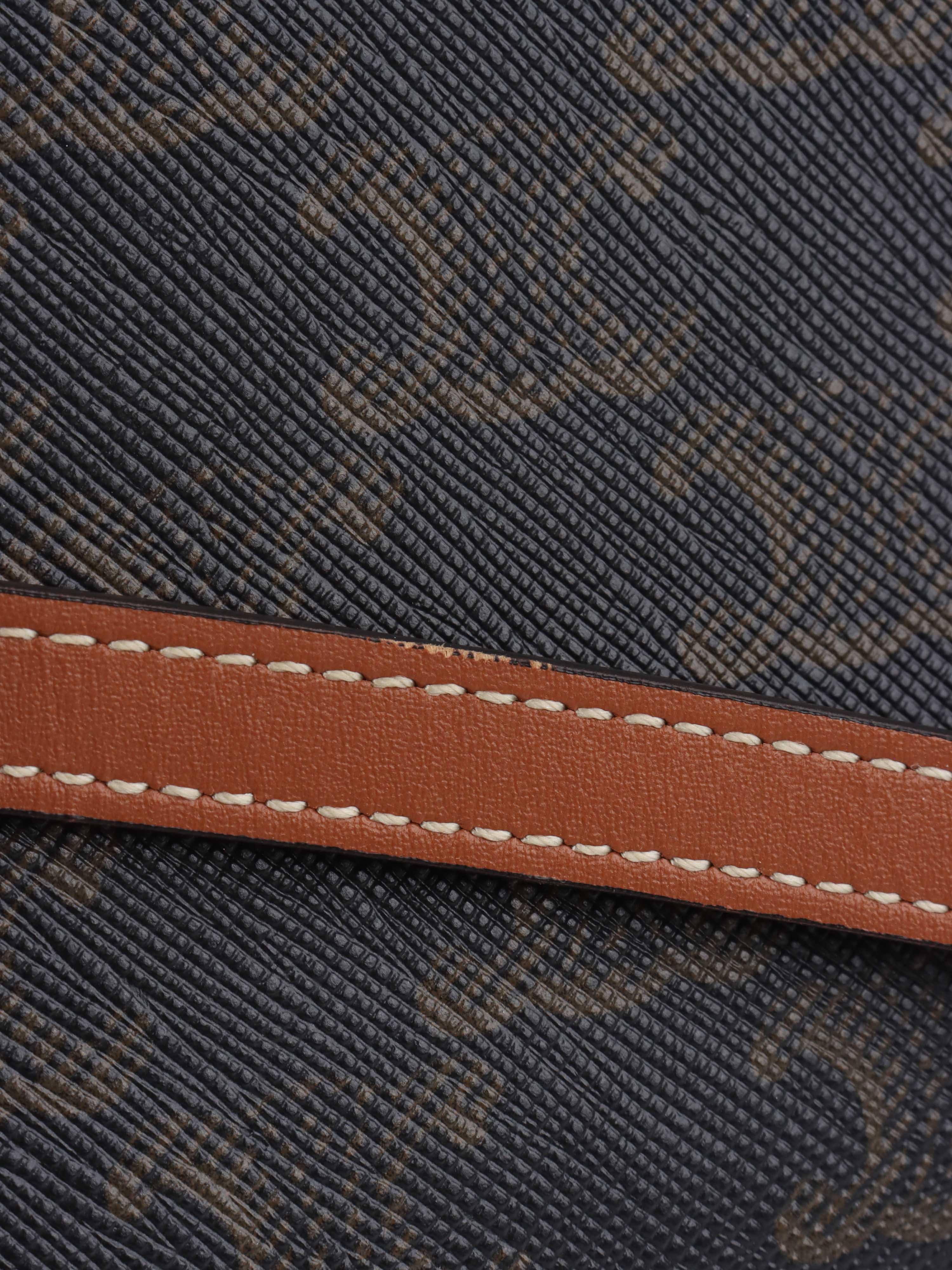 Celine Mini Vertical Cabas in Triomphe Canvas with Celine Print.