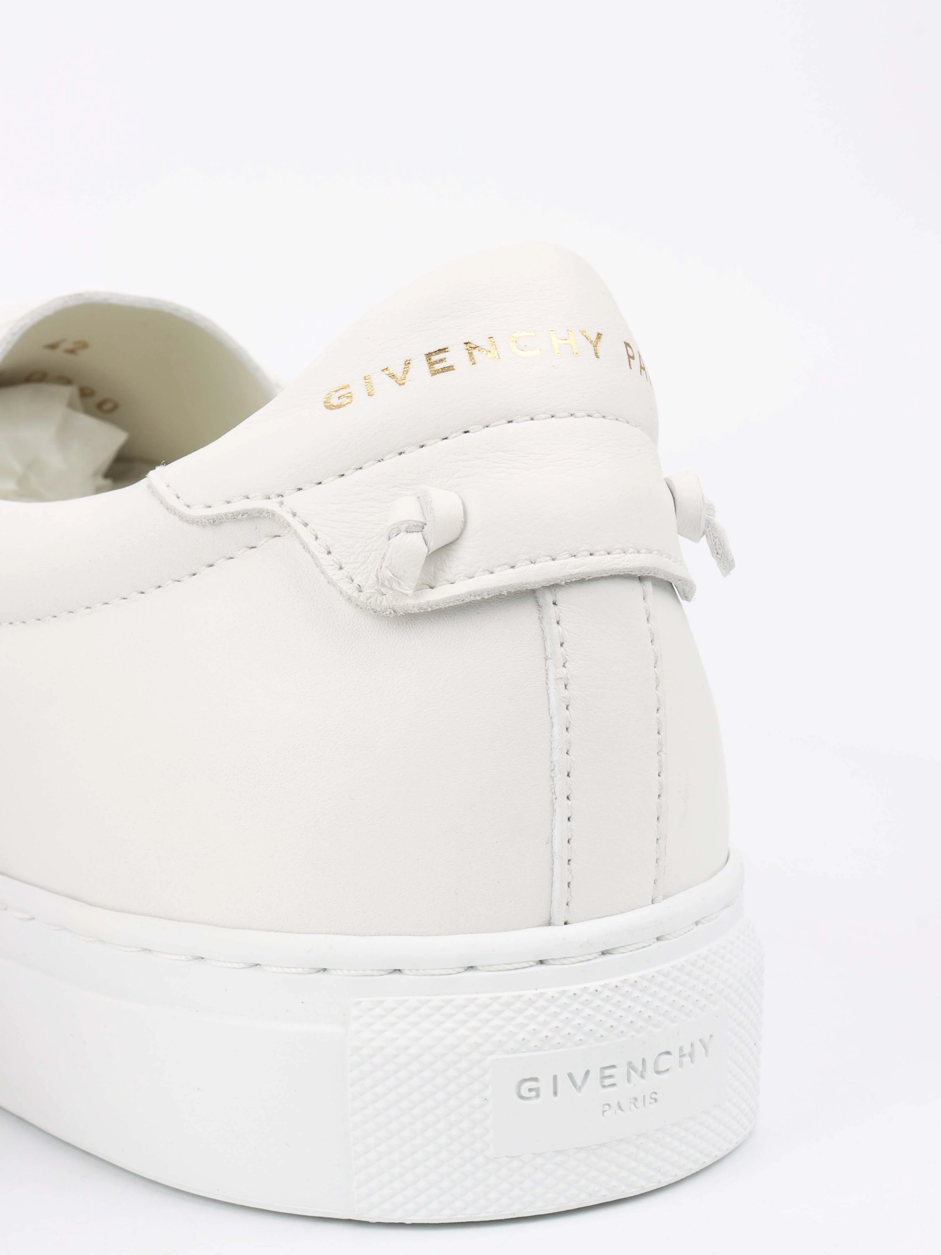 Givenchy White  Red Urban Street Low Logo Elastic Sneaker.