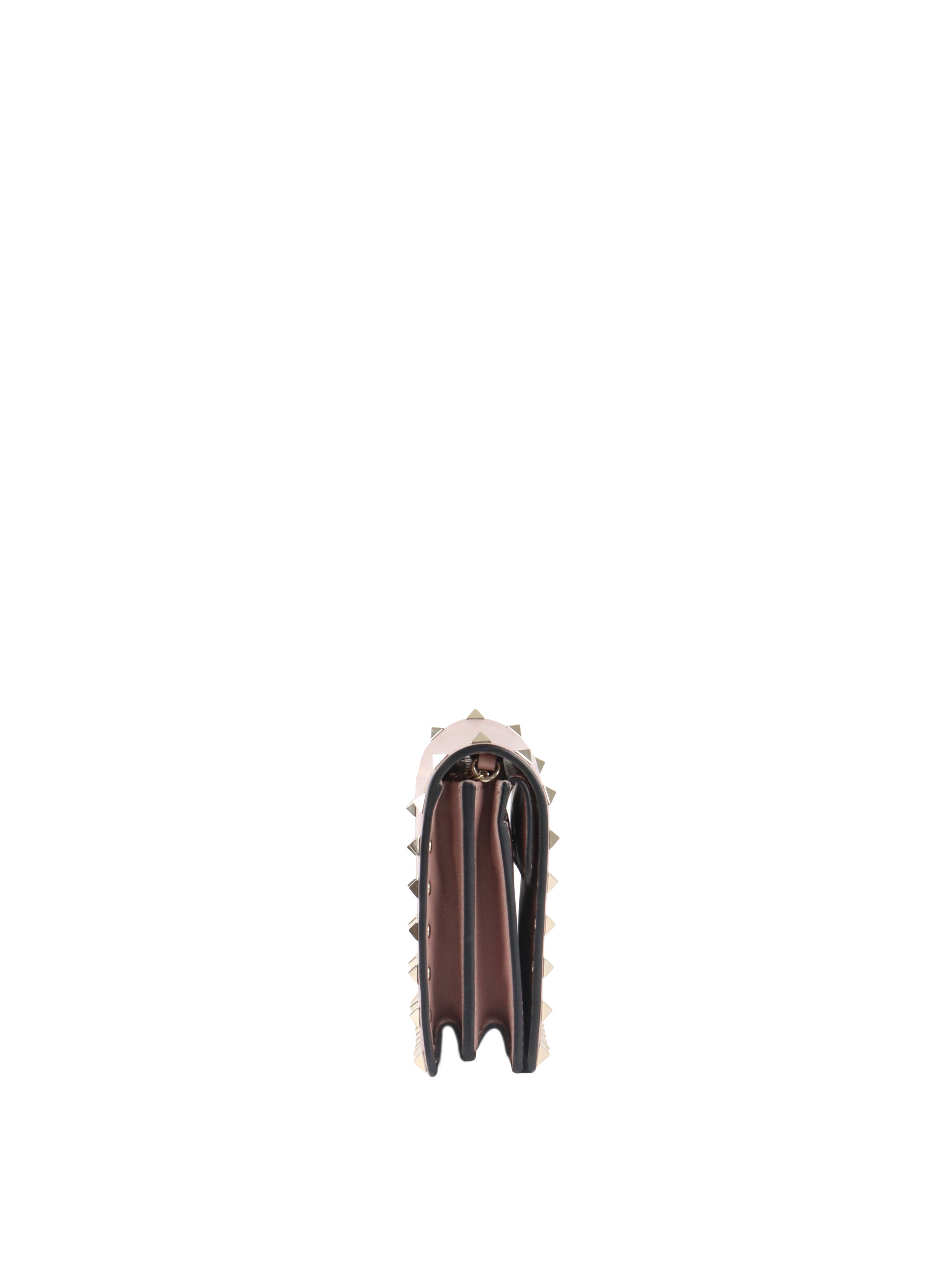Valentino Garavani Pink Rockstud Cross Body Bag.