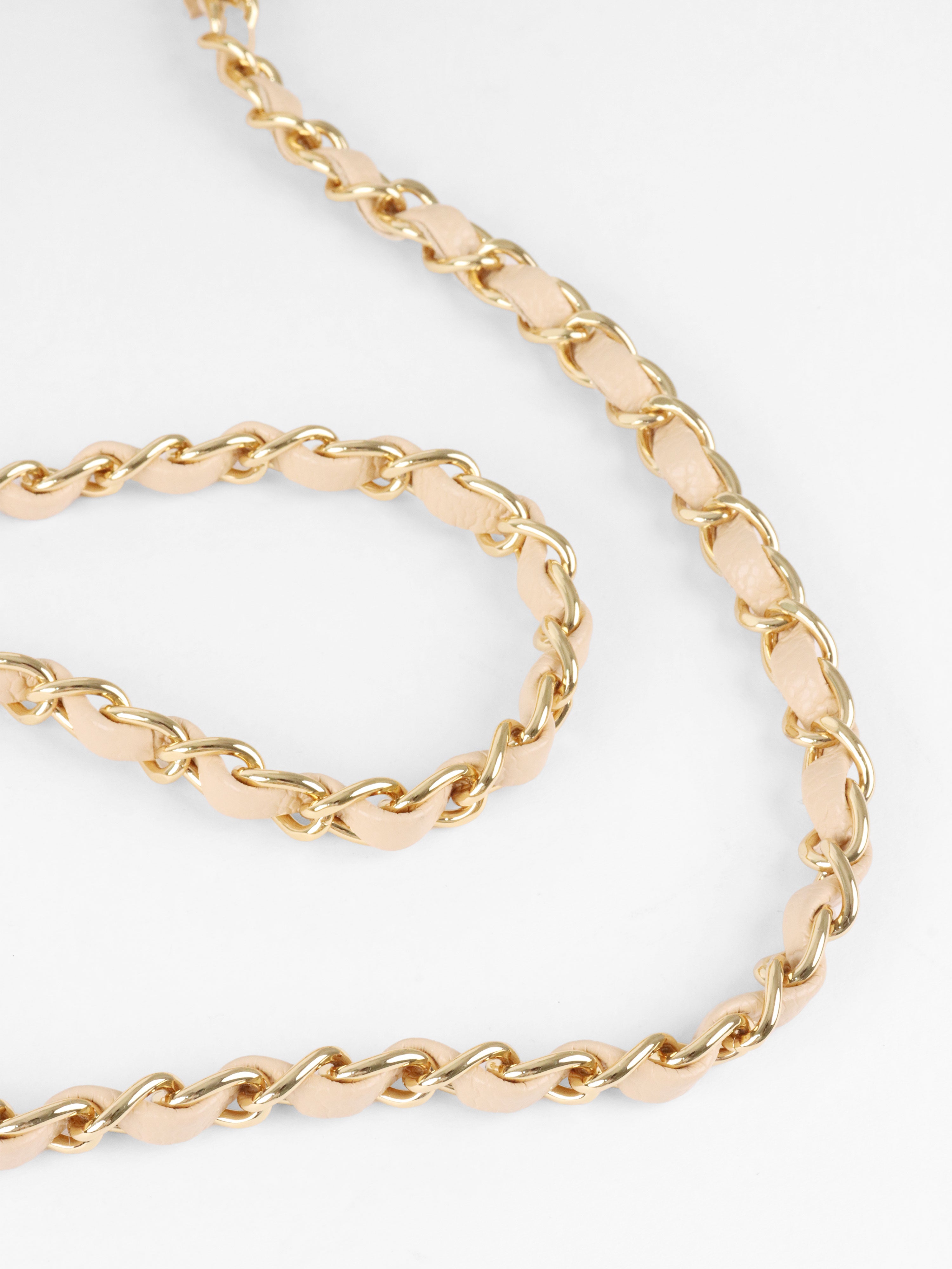 Chanel Small Beige Caviar Classic Flap