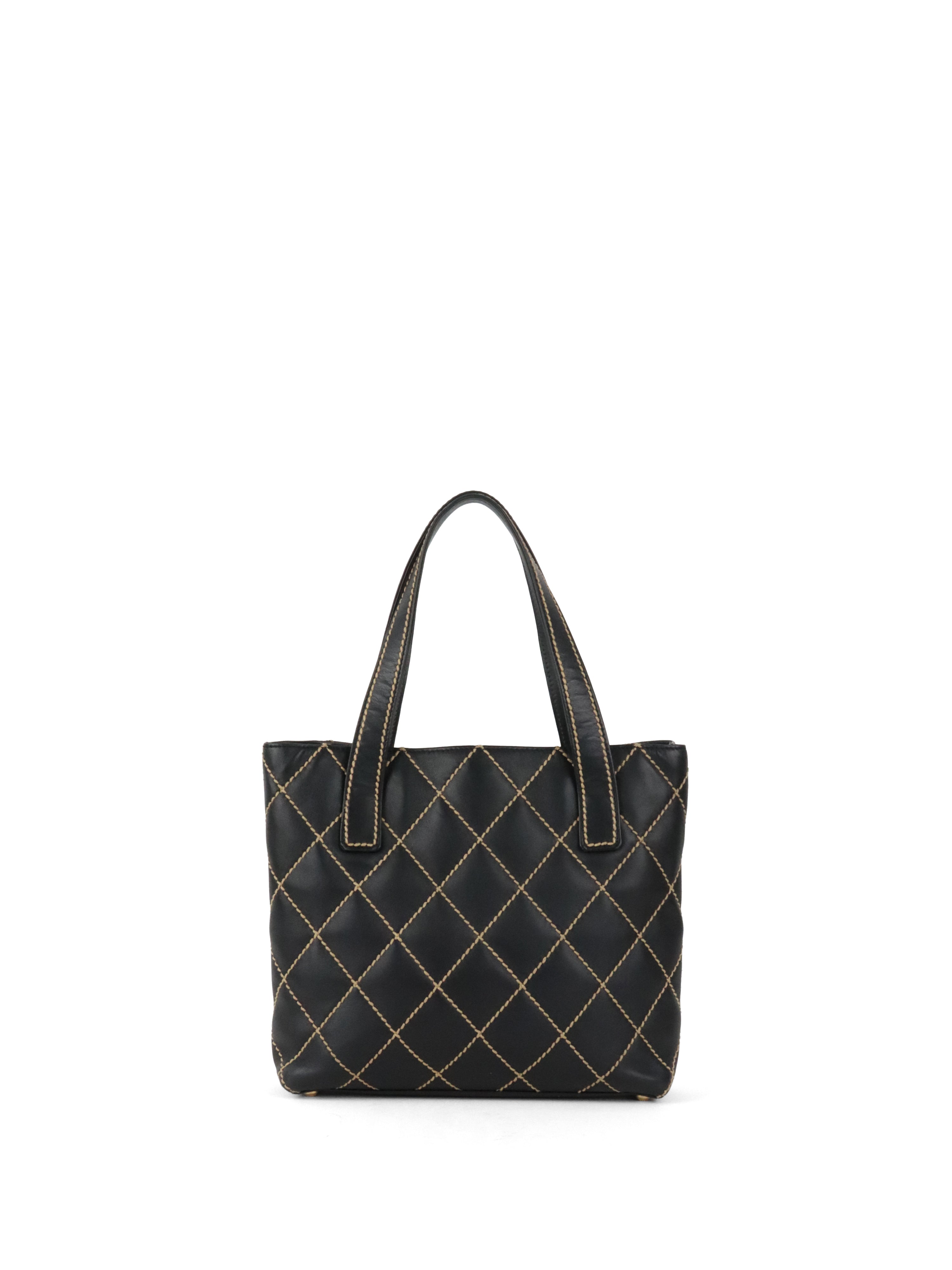 Chanel Black Wild Stitch Tote Bag