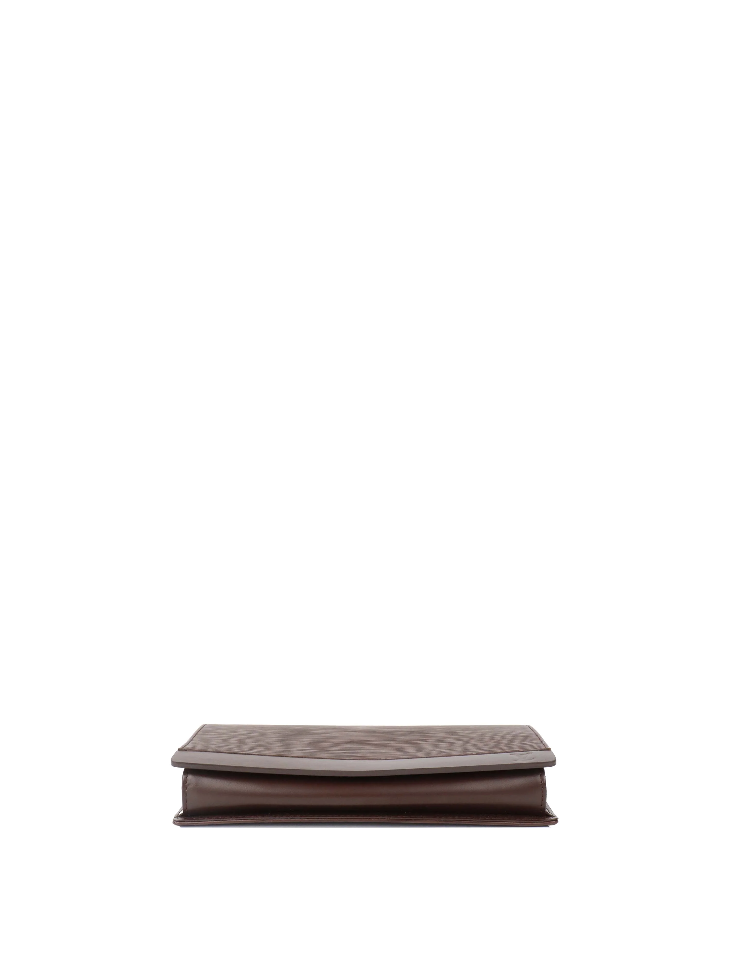 Louis Vuitton Brown Epi Leather Honfleur Clutch.