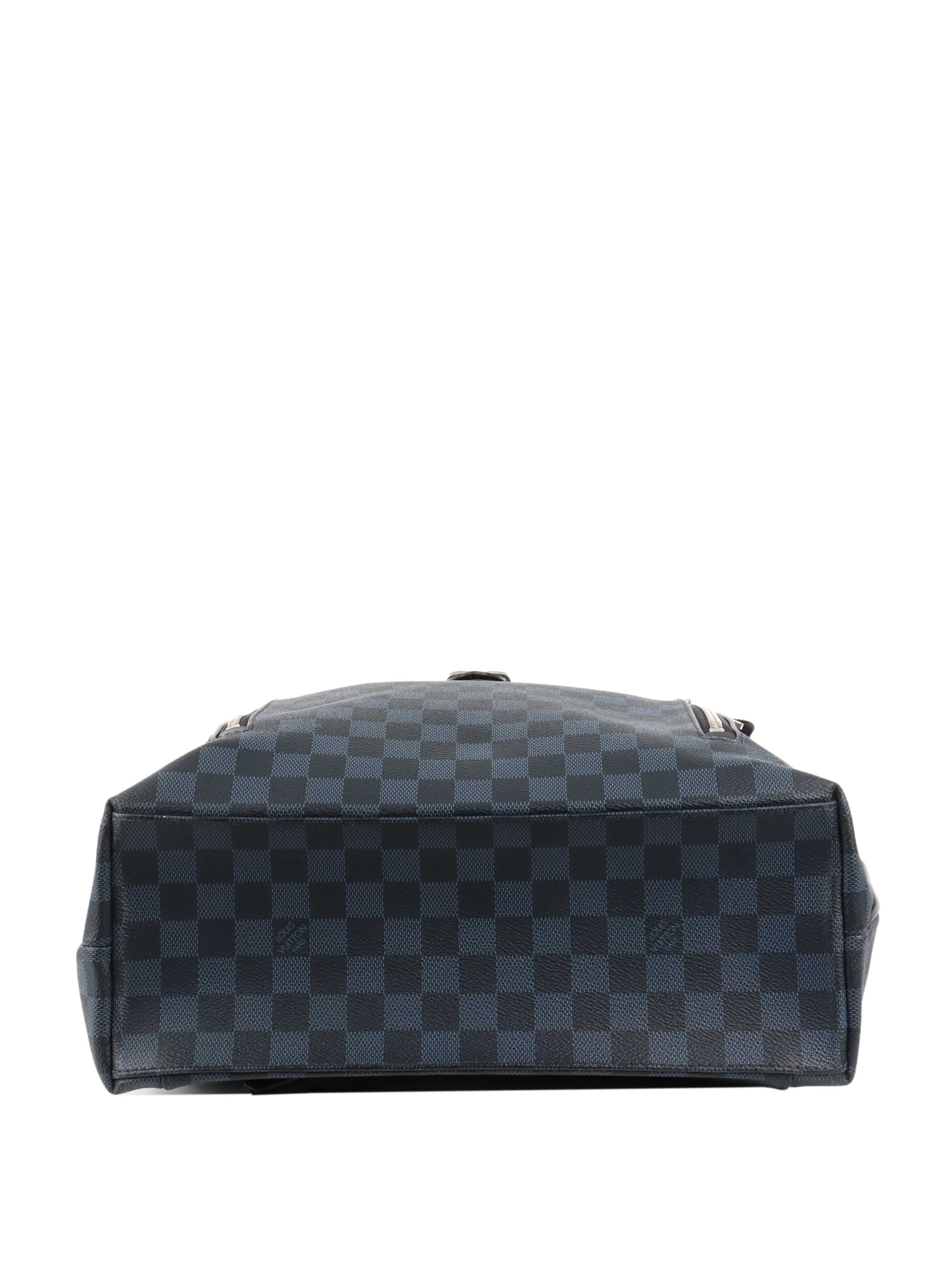 Louis Vuitton Blue Steamer Backpack.