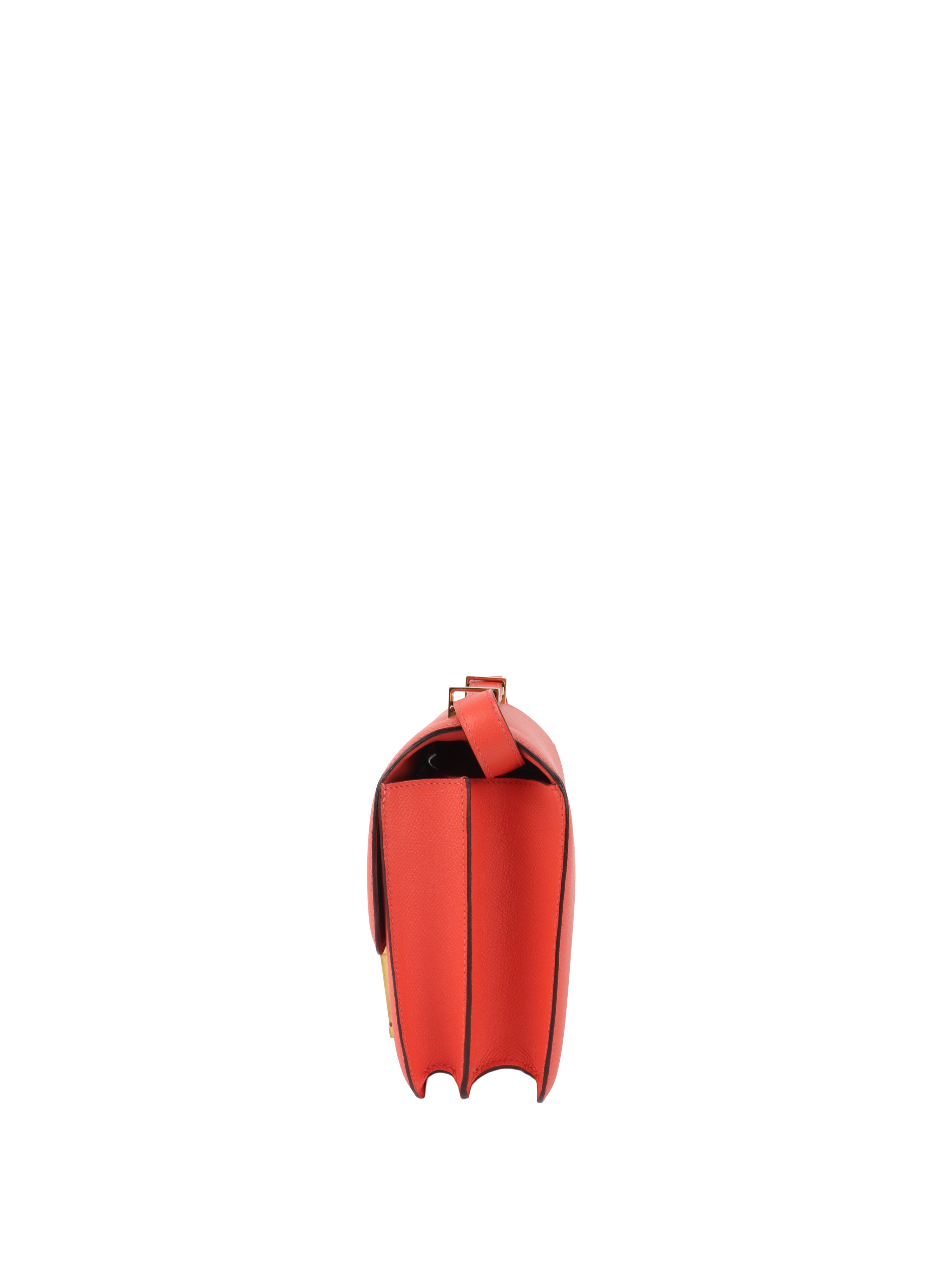 Hermes Rose Texas Epsom Constance 23 GHW  Stamp X.