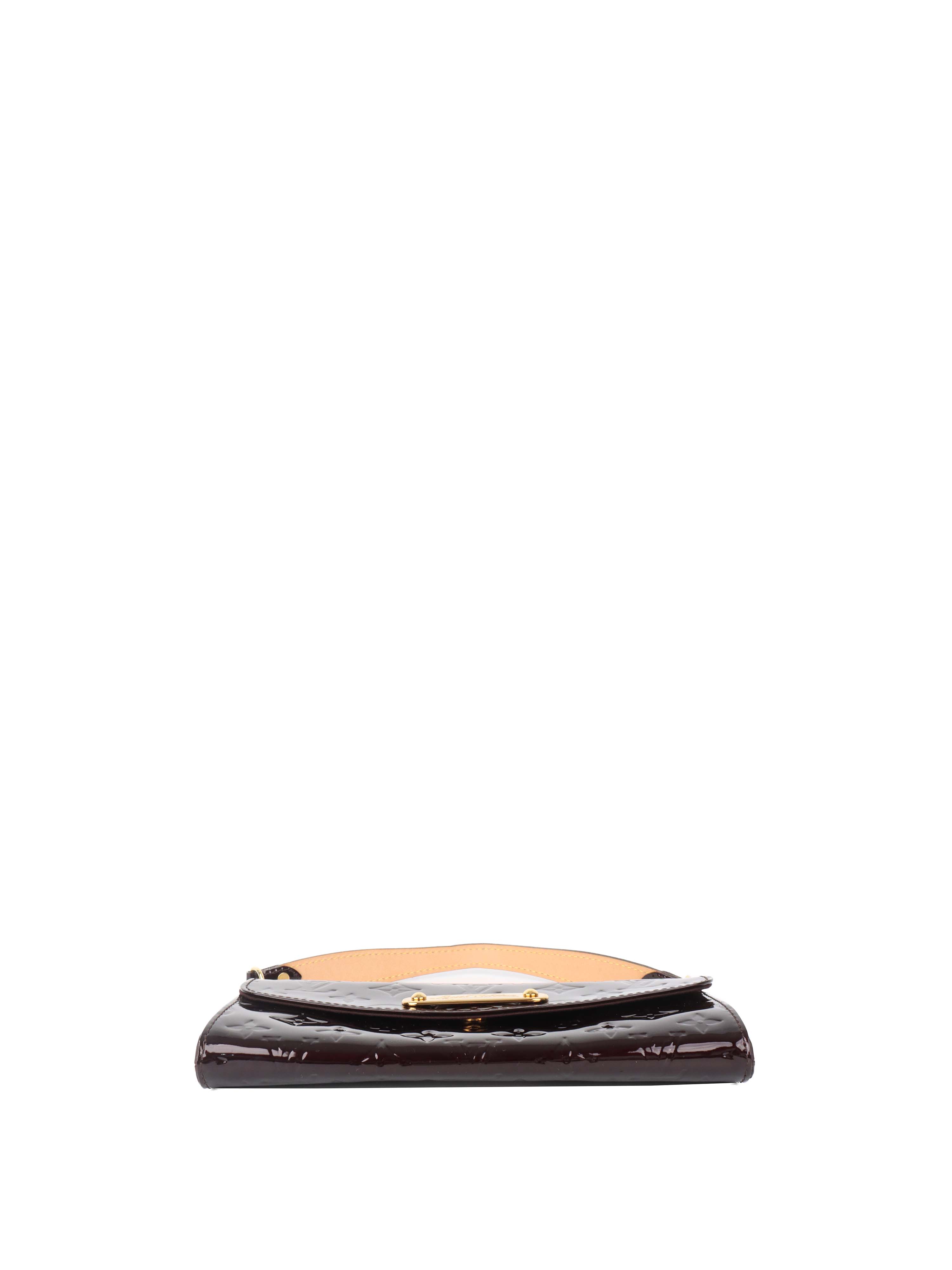 Louis Vuitton Amarante  Monogram Vernis Sunset Boulevard Shoulder Bag.