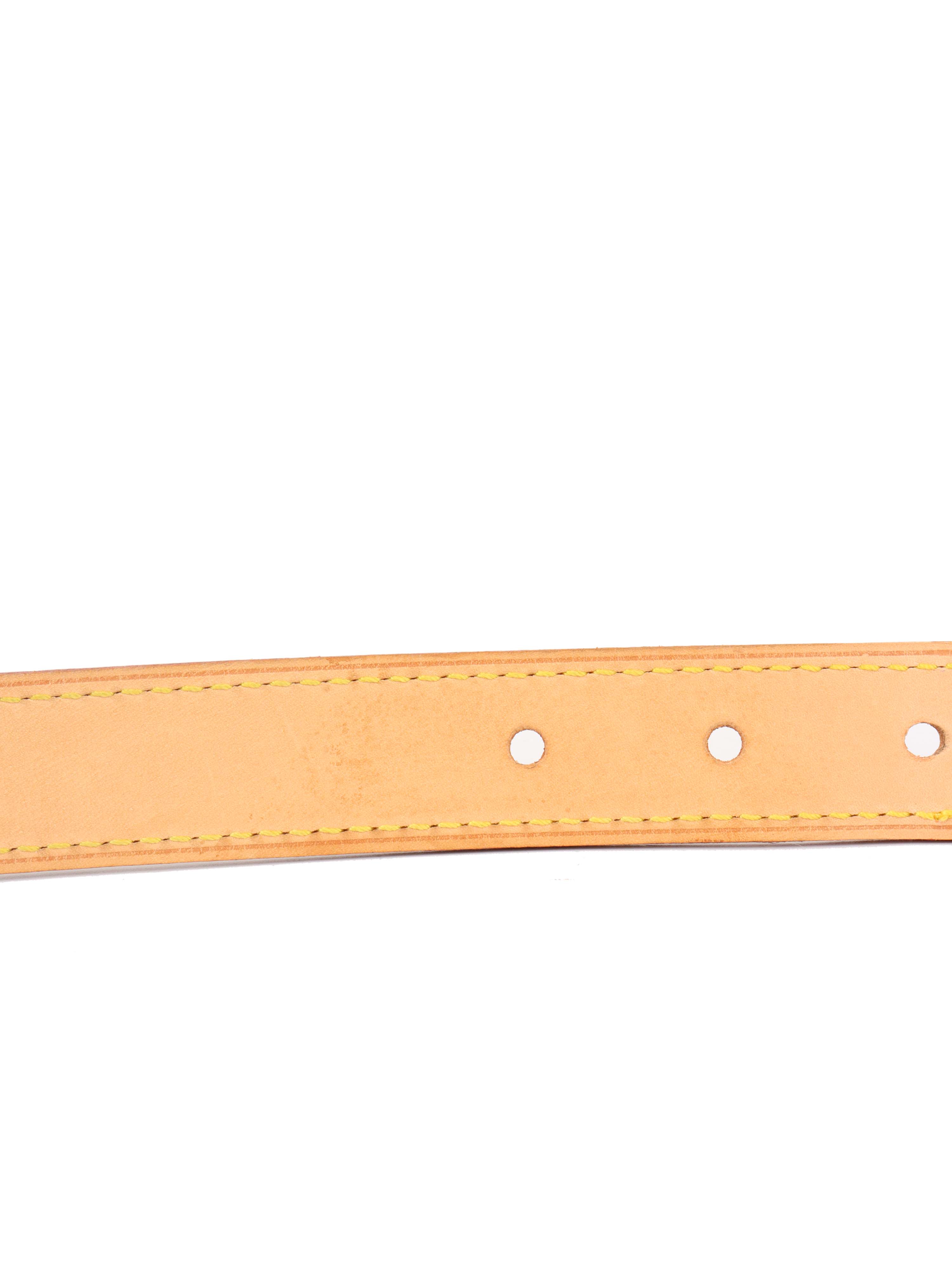 Louis Vuitton Short VNN Leather Strap.