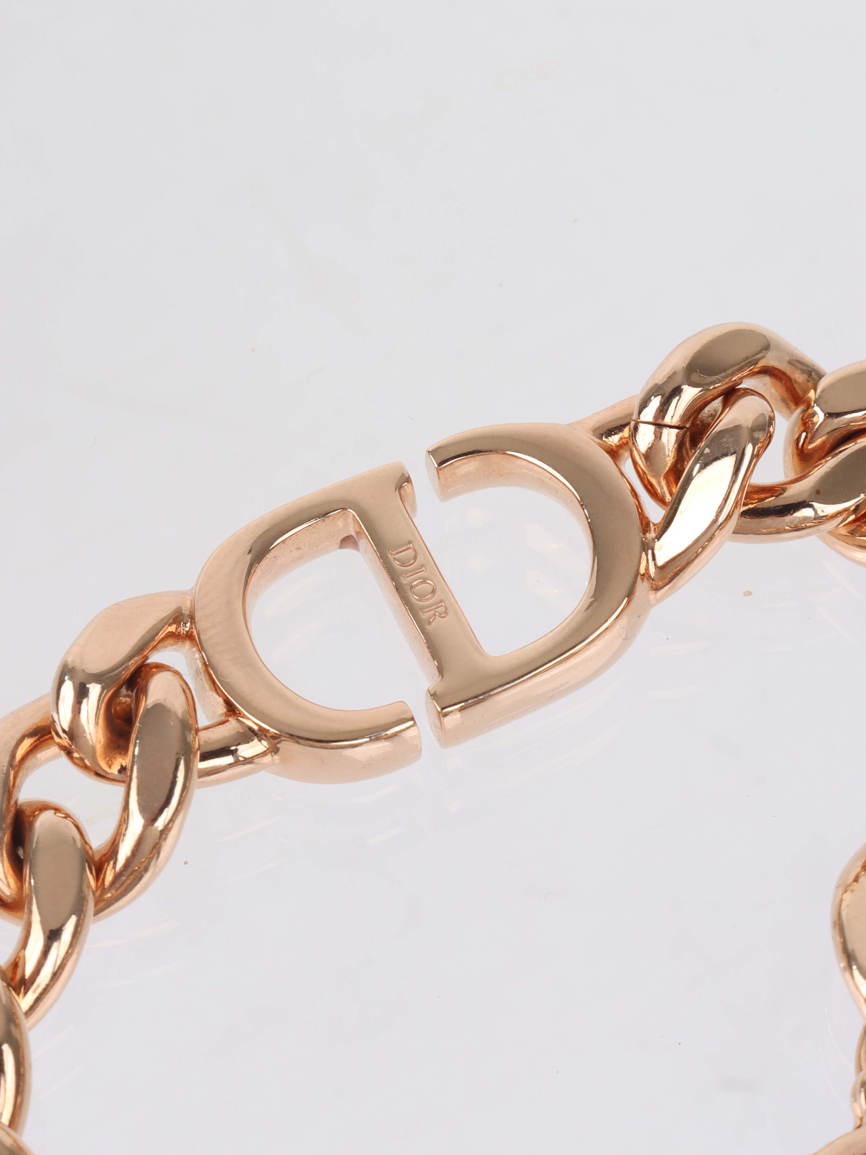 Dior Pink 30 Montaigne Link Bracelet.
