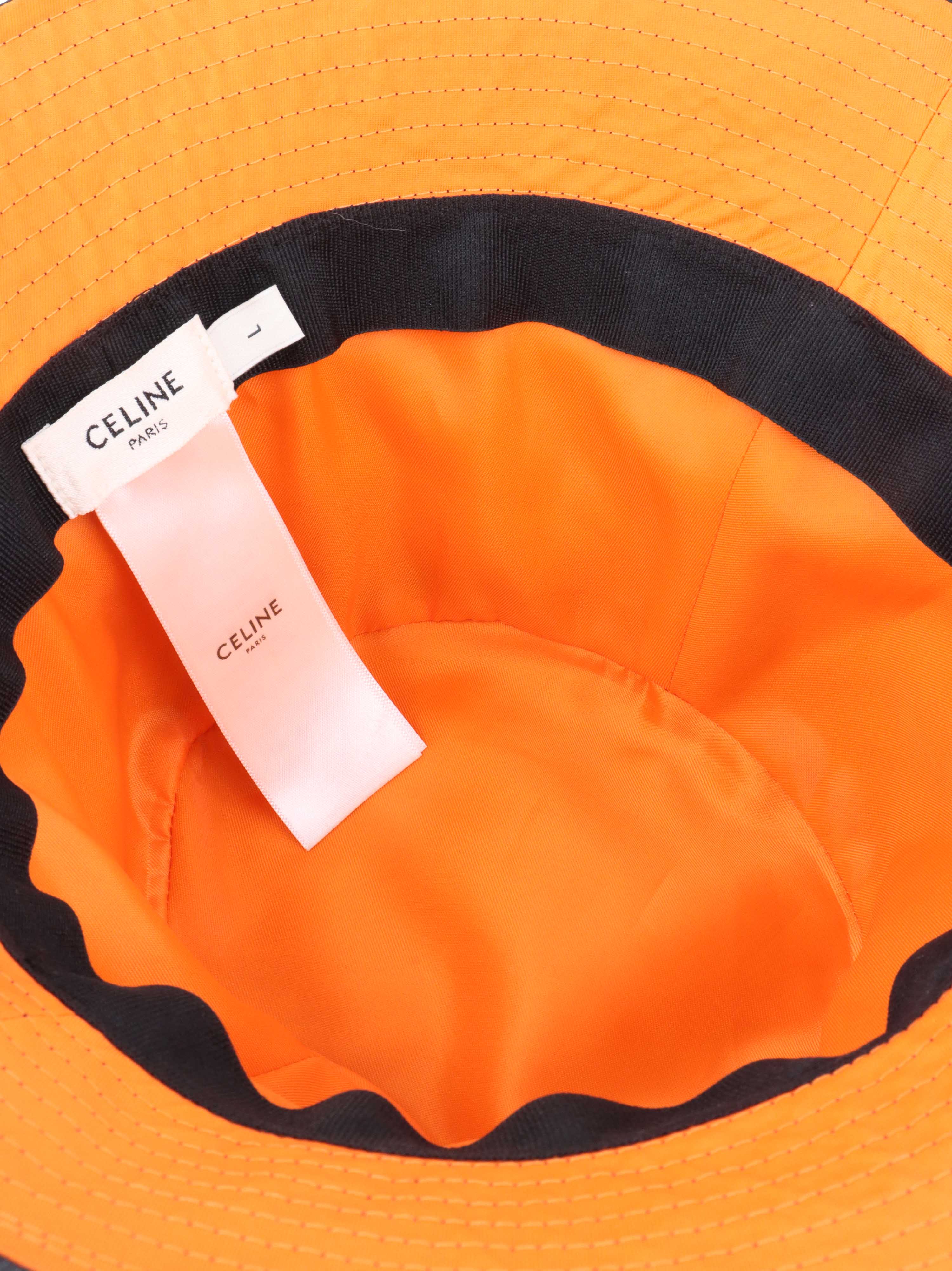 Celine Black Bucket Hat.
