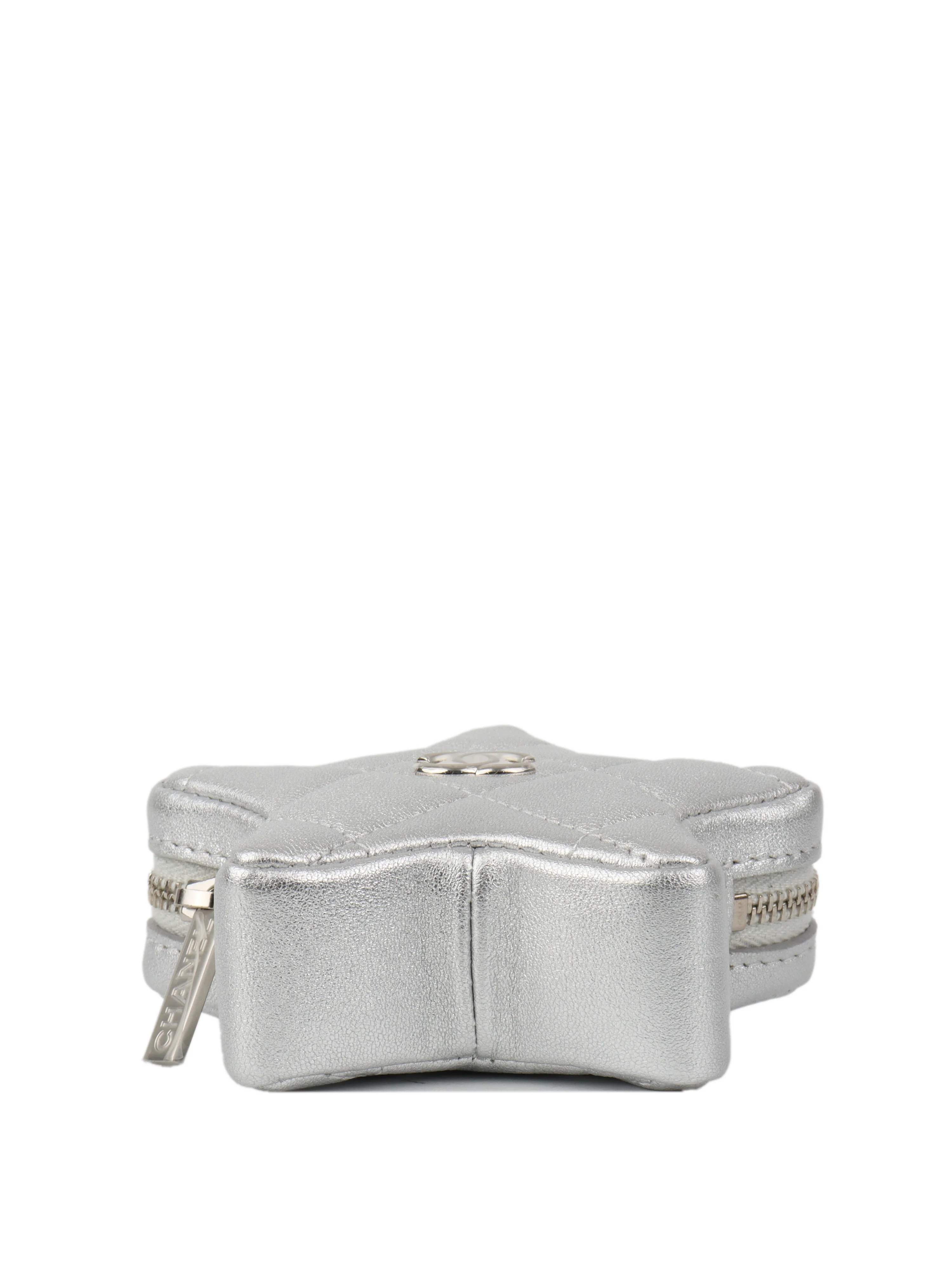 Chanel Silver Star Pouch.