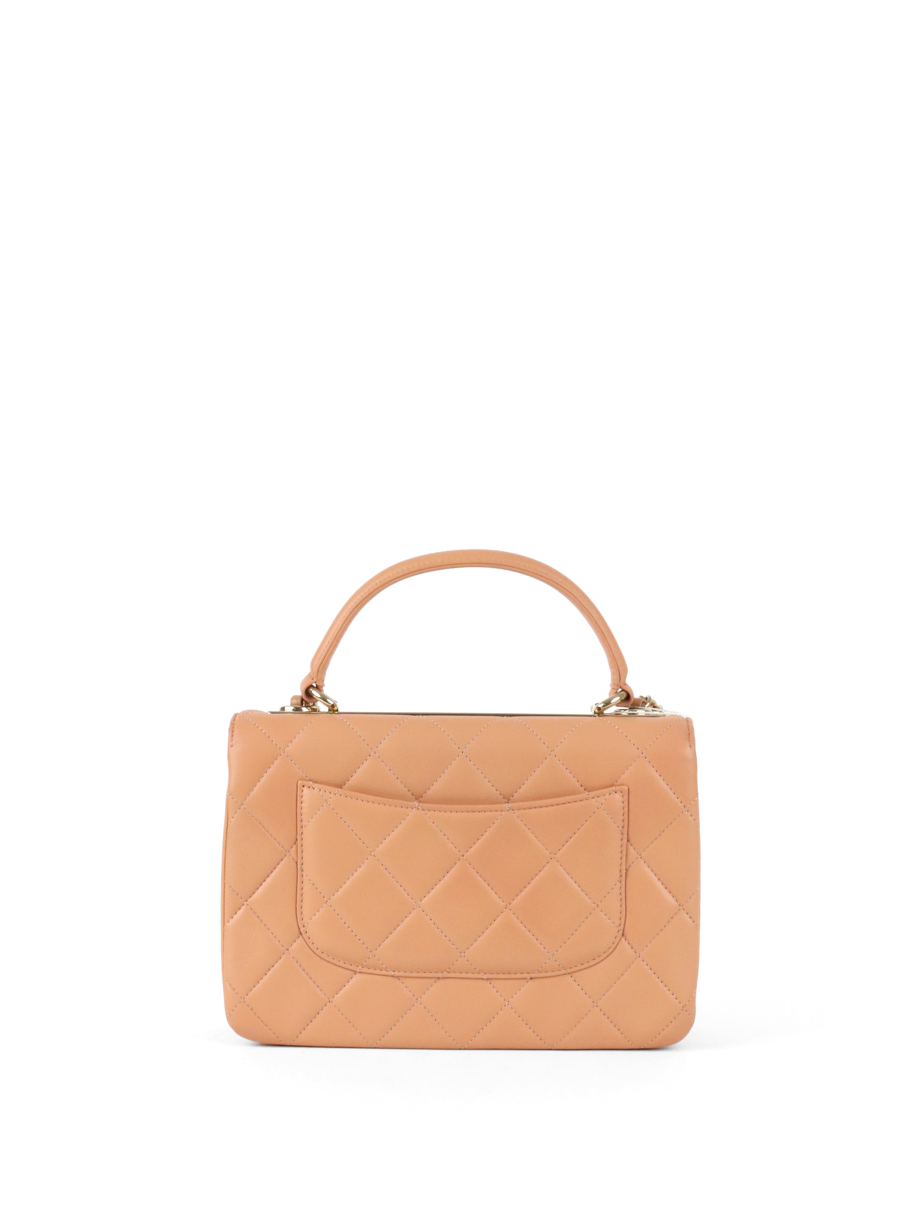 Chanel Small Lambskin Salmon Trendy CC Bag LGHW