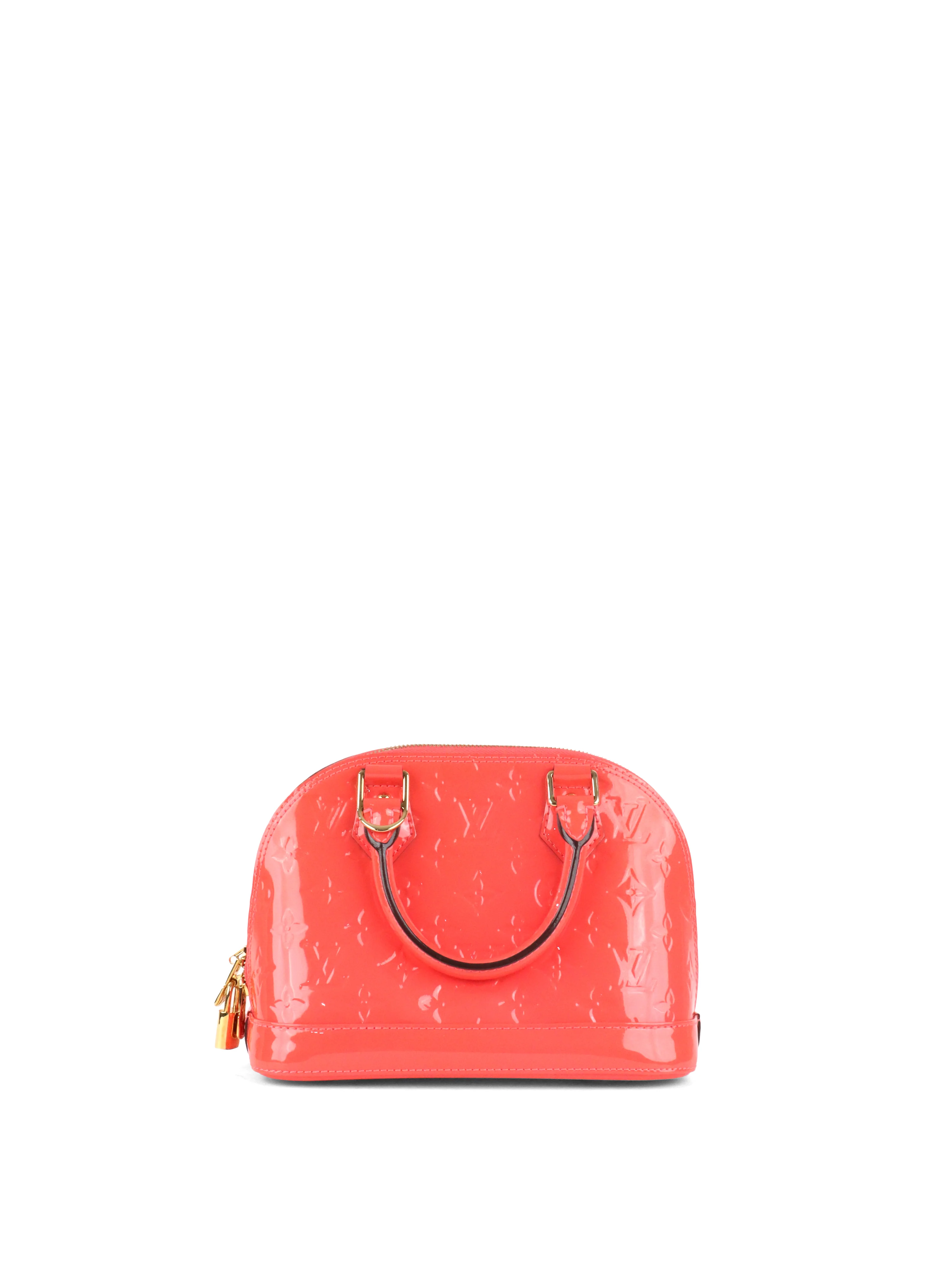 Louis Vuitton Rose Patent Alma BB