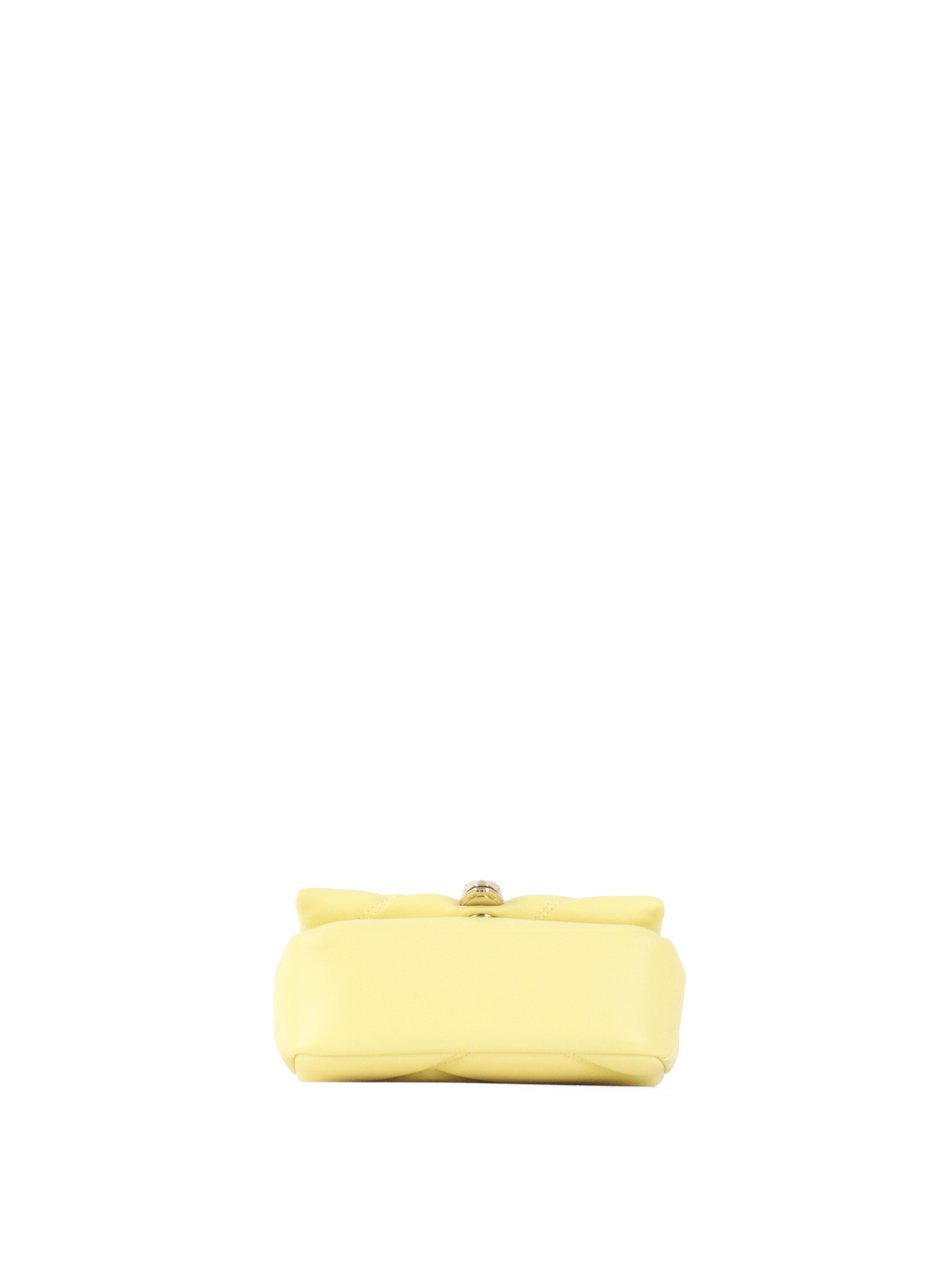 Bvlagri Yellow Serpenti Cabochon Shoulder Bag
